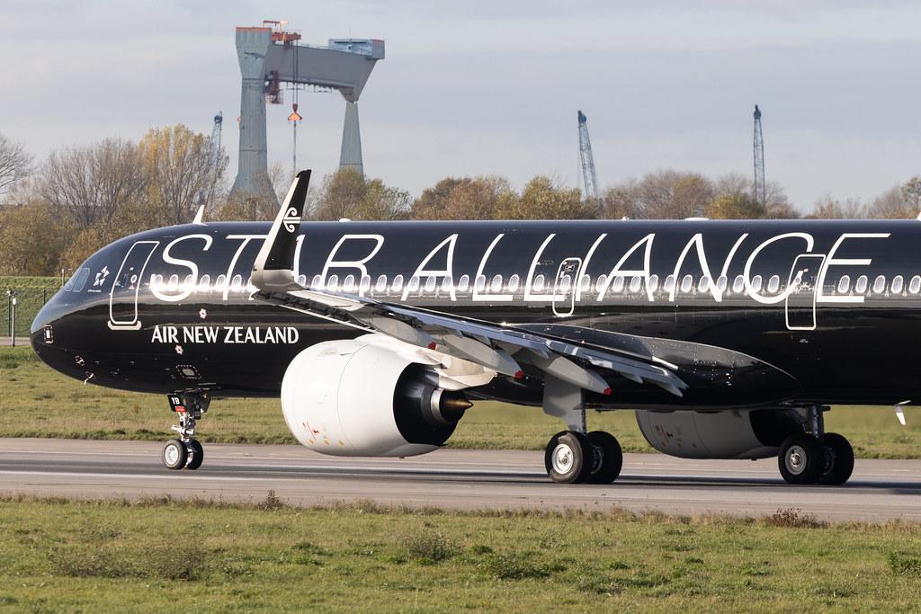 Hamburg Finkenwerder: Air New Zealand (NZ / ANZ) | Airbus A321-271NX A21N | ZK-OYB | MSN 11049