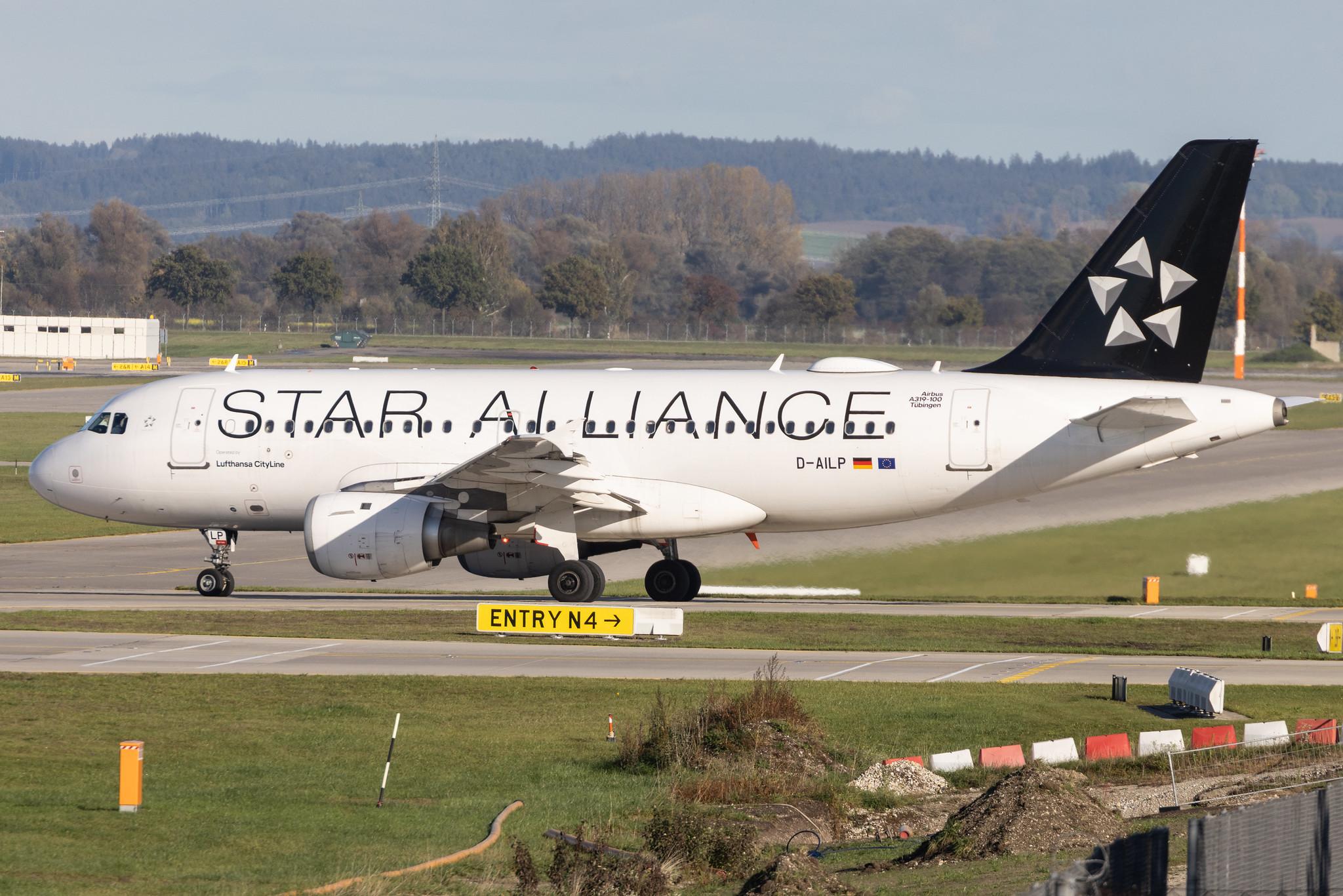 Munich Airport: Lufthansa (LH / DLH) | Operator: Lufthansa CityLine | Airbus A319-114 A319 | D-AILP | MSN 0717
