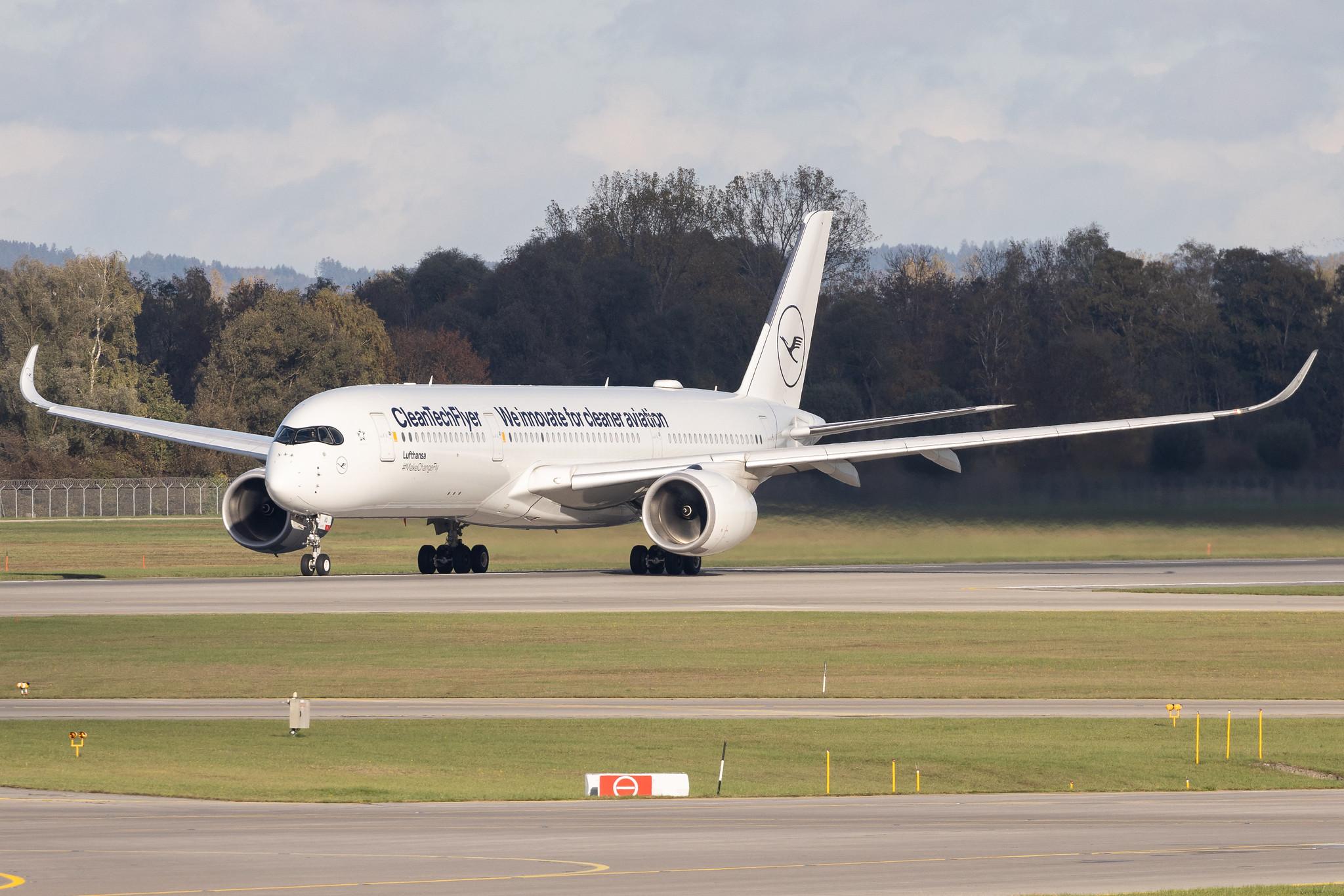 Munich Airport: Lufthansa (LH / DLH) | Livery: CleanTechFlyer Livery | Airbus A350-941 A359 | D-AIVD | MSN 280