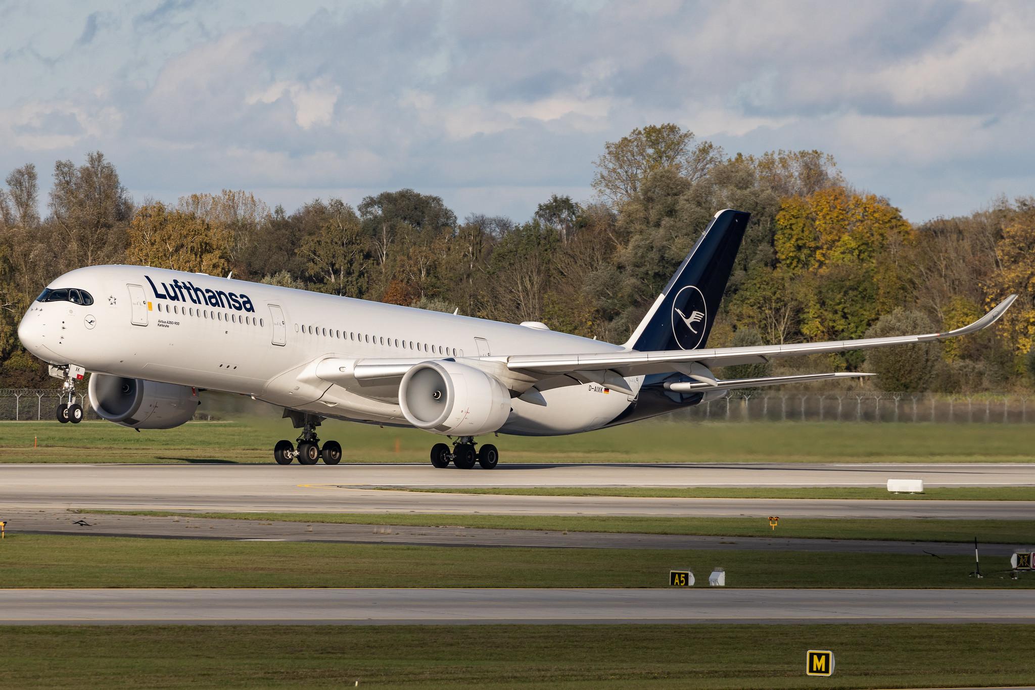 Munich Airport: Lufthansa (LH / DLH) | Airbus A350-941 A359 | D-AIXK | MSN 212