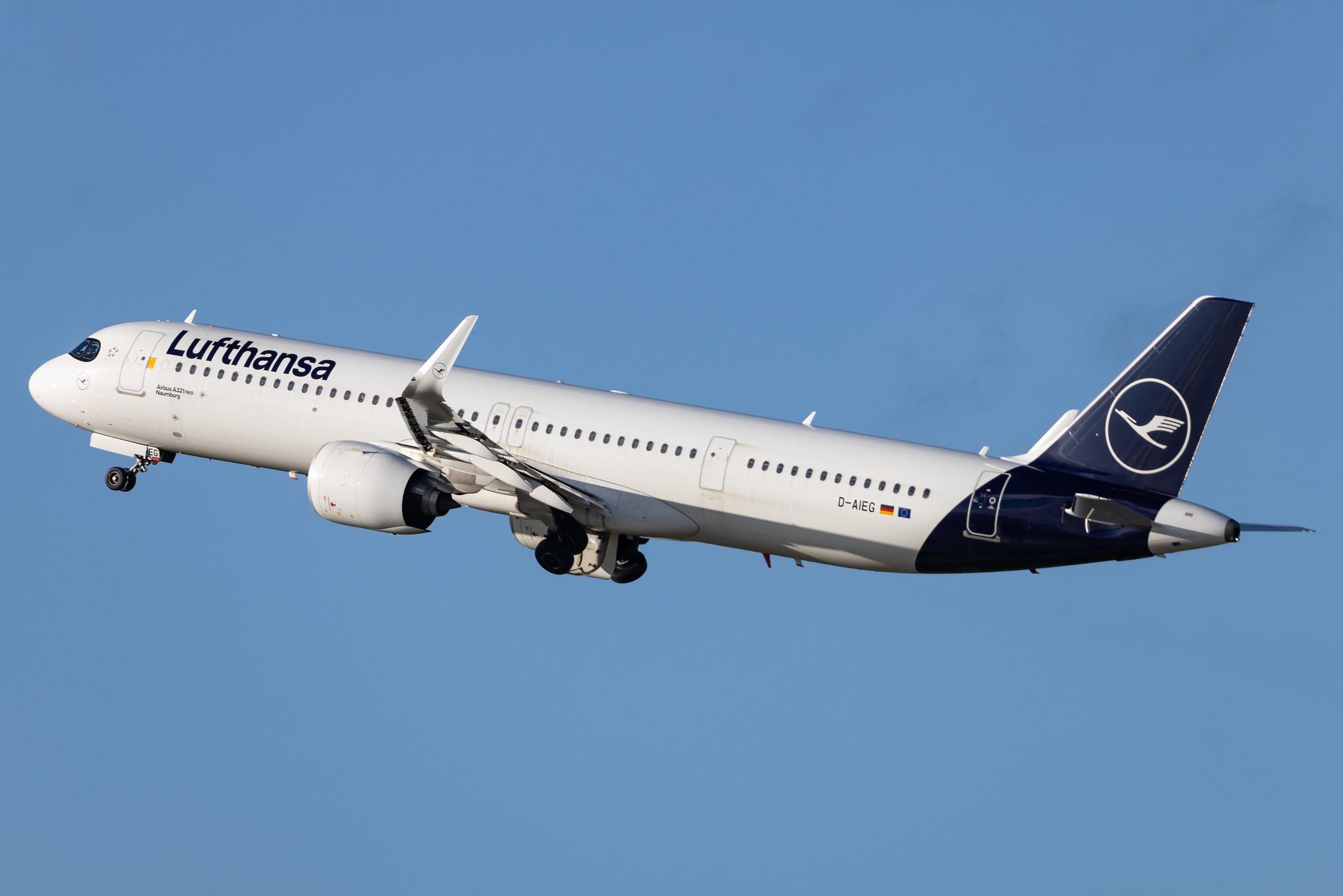 Munich Airport: Lufthansa (LH / DLH) | Airbus A321-271NX A21N | D-AIEG | MSN 10059