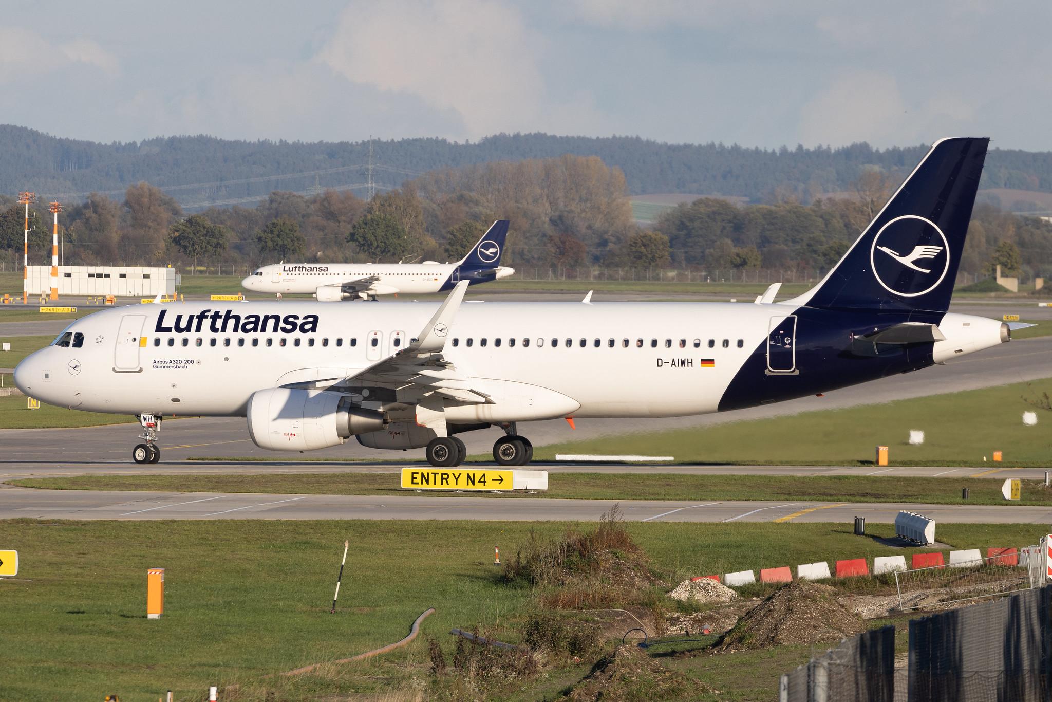 Munich Airport: Lufthansa (LH / DLH) | Airbus A320-214 A320 | D-AIWH | MSN 8911