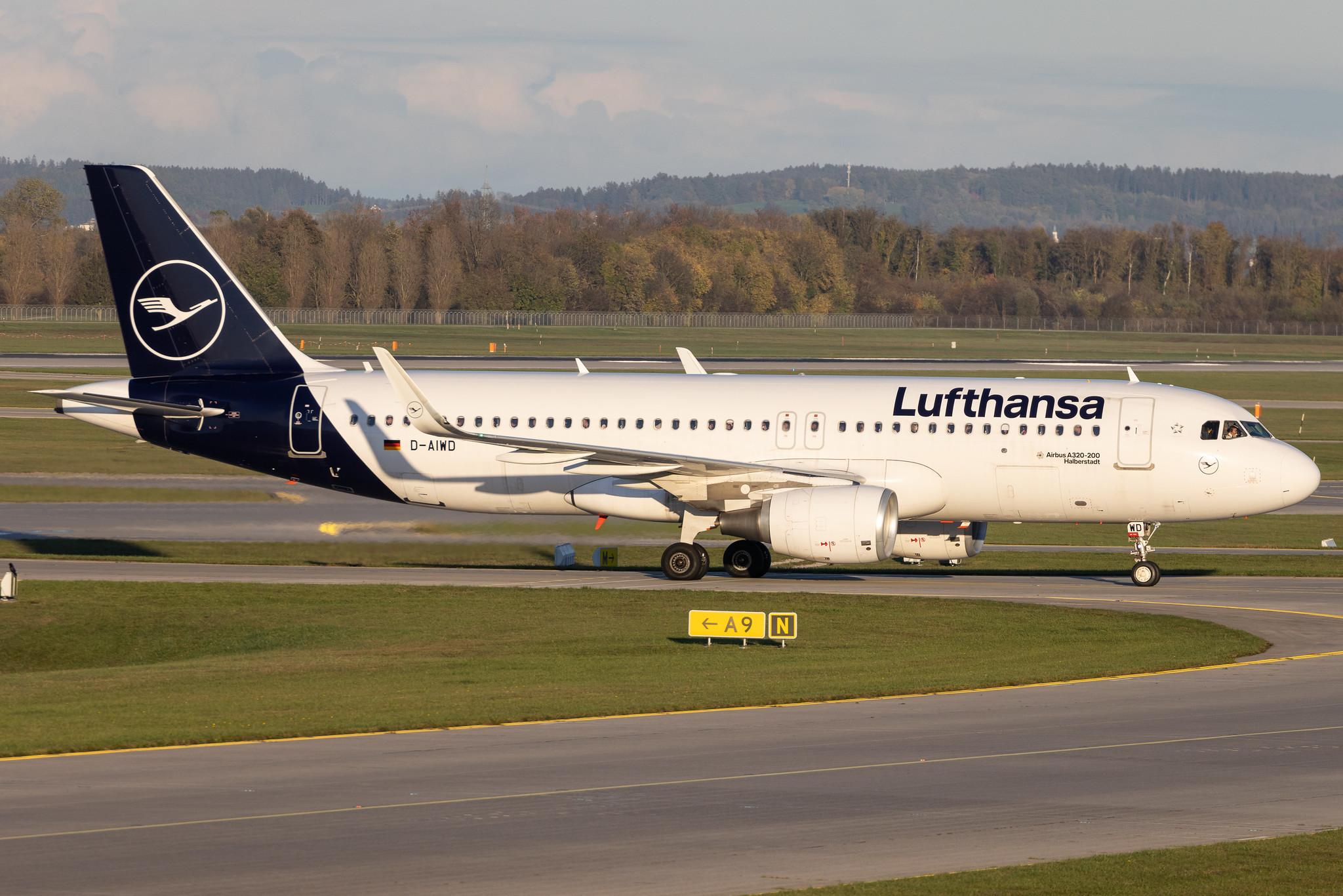 Munich Airport: Lufthansa (LH / DLH) | Airbus A320-214 A320 | D-AIWD | MSN 8672