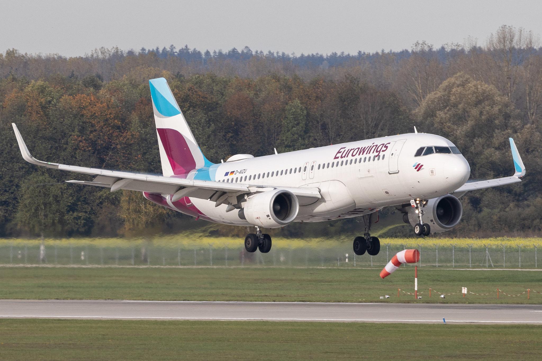 Munich Airport: Eurowings (EW / EWG) | Airbus A320-214 A320 | D-AIZU | MSN 5635