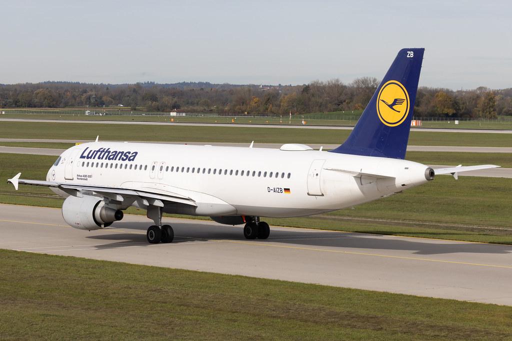 Munich Airport: Lufthansa (LH / DLH) | Airbus A320-214 A320 | D-AIZB | MSN 4120