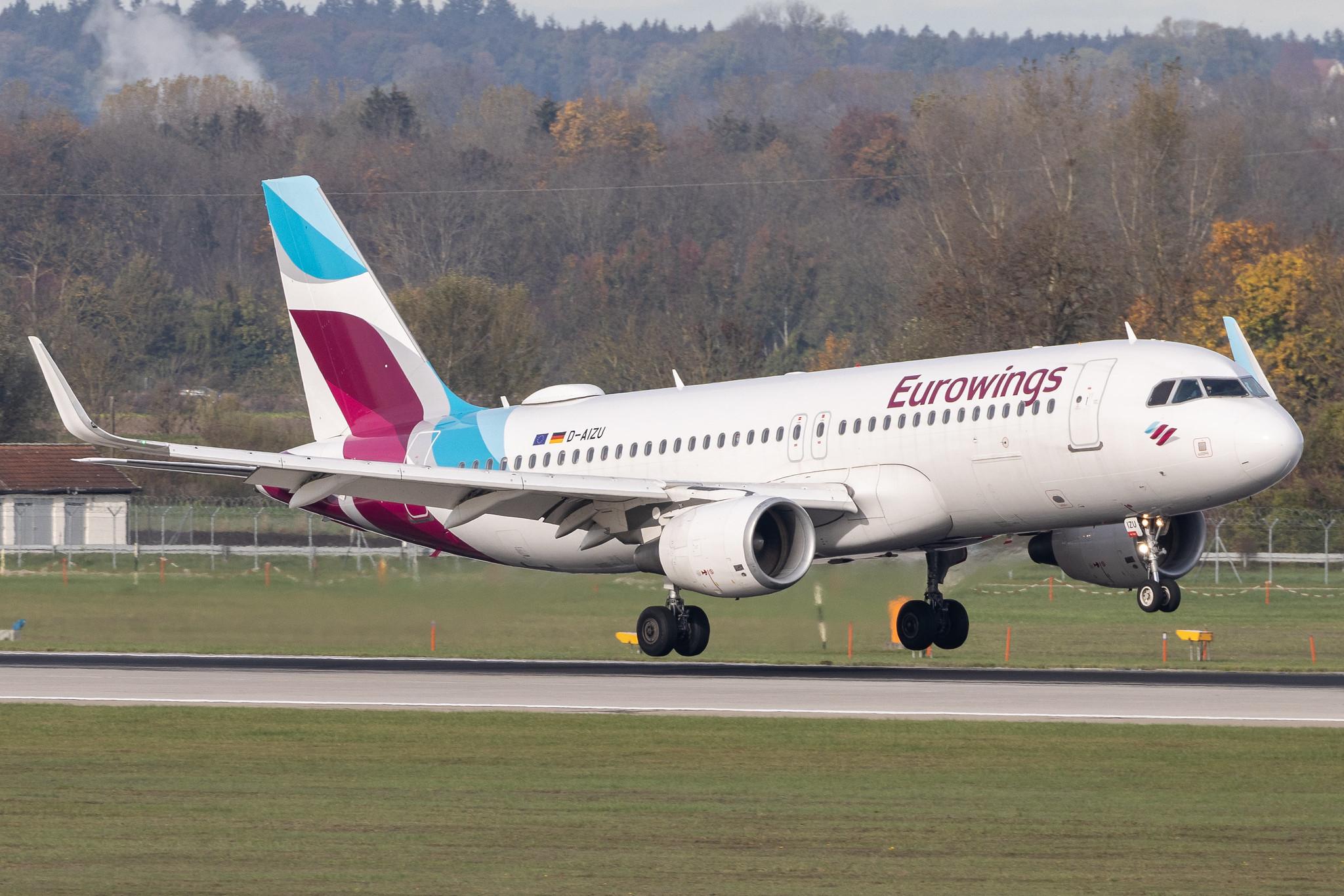 Munich Airport: Eurowings (EW / EWG) | Airbus A320-214 A320 | D-AIZU | MSN 5635