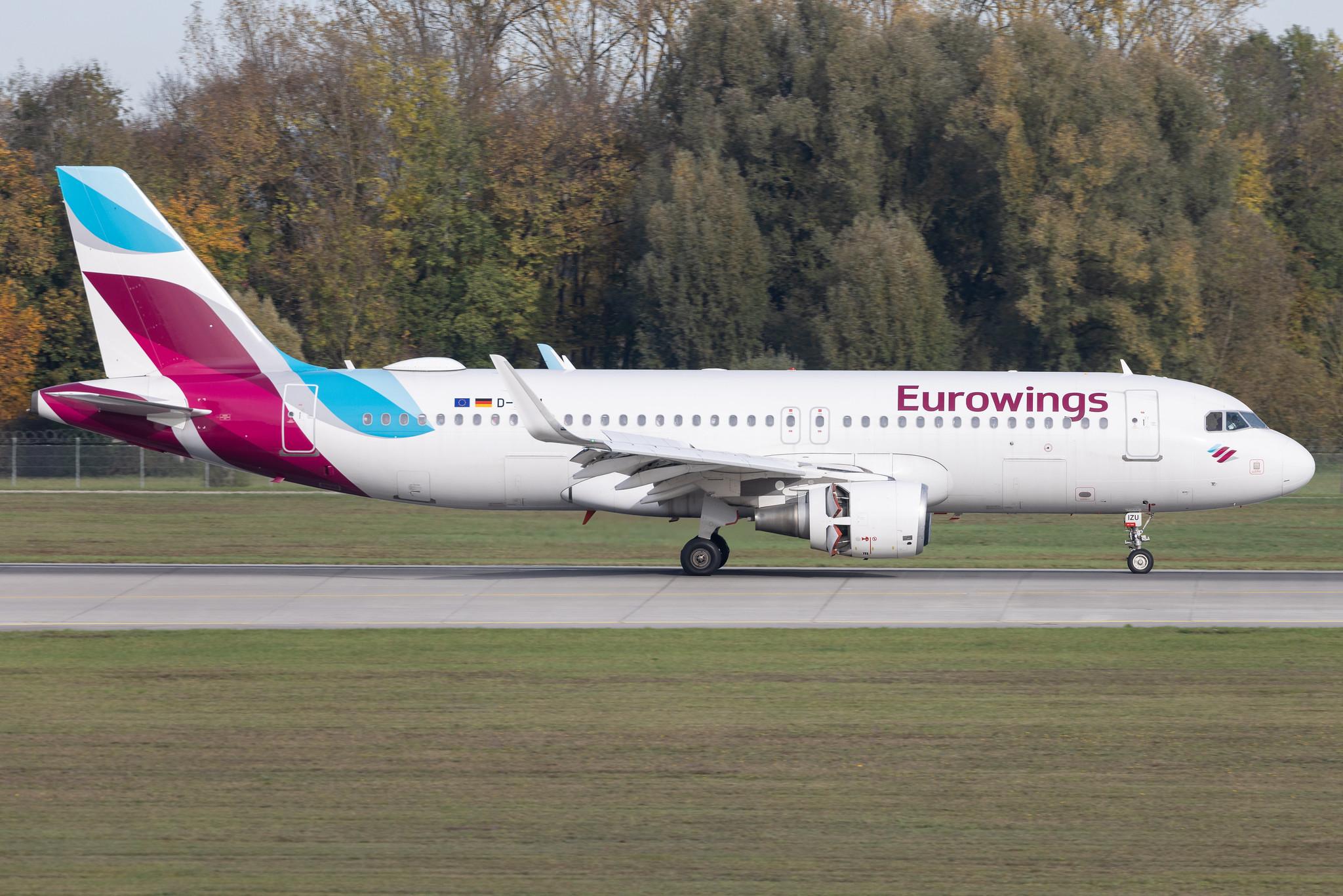 Munich Airport: Eurowings (EW / EWG) | Airbus A320-214 A320 | D-AIZU | MSN 5635