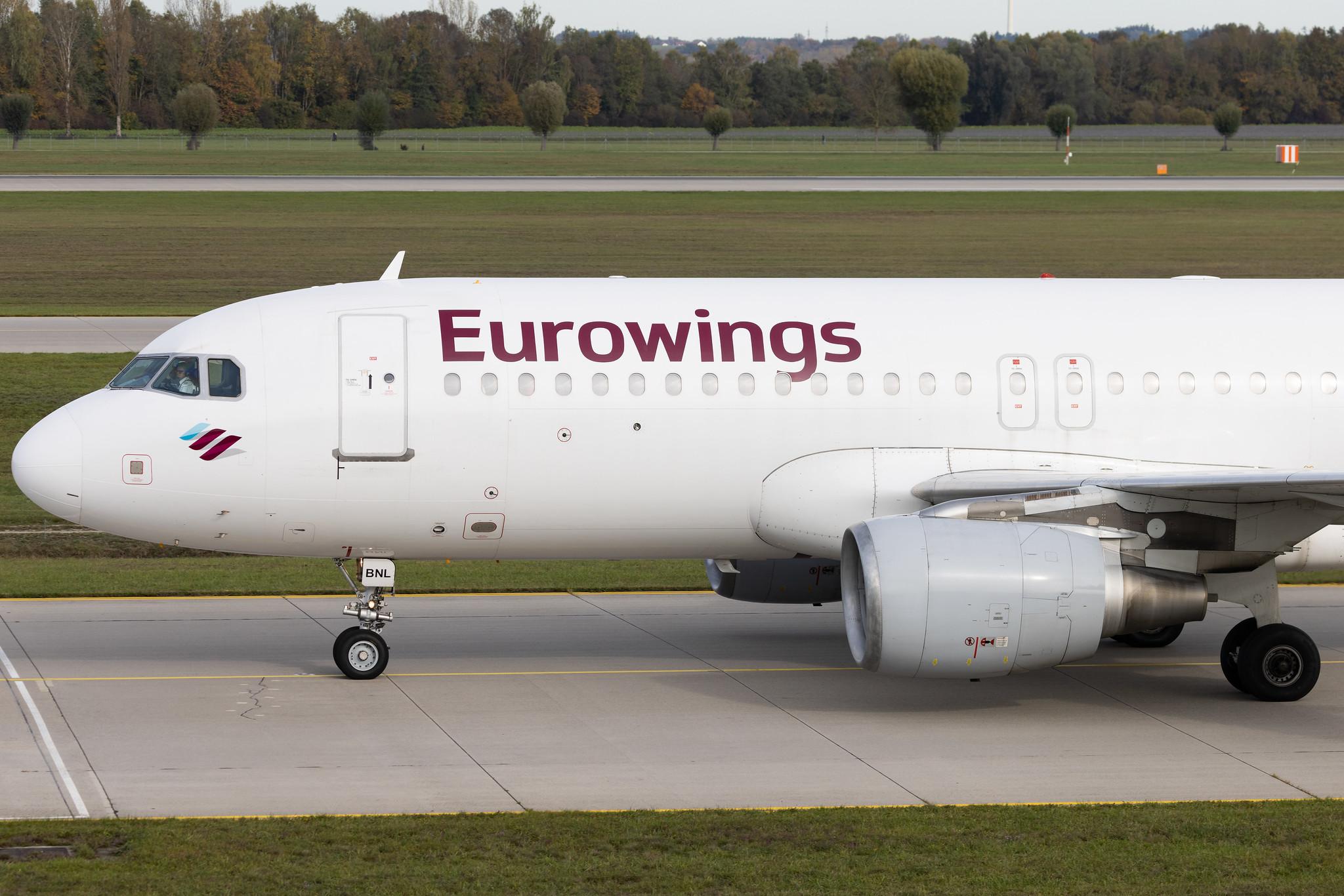 Munich Airport: Eurowings (EW / EWG) | Airbus A320-214 A320 | D-ABNL | MSN 1852