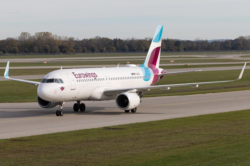 Munich Airport: Eurowings (EW / EWG) | Airbus A320-214 A320 | D-AIZU | MSN 5635