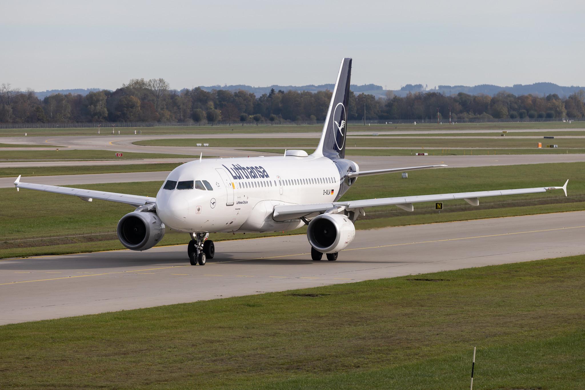 Munich Airport: Lufthansa (LH / DLH) | Airbus A319-114 A319 | D-AILW | MSN 0853