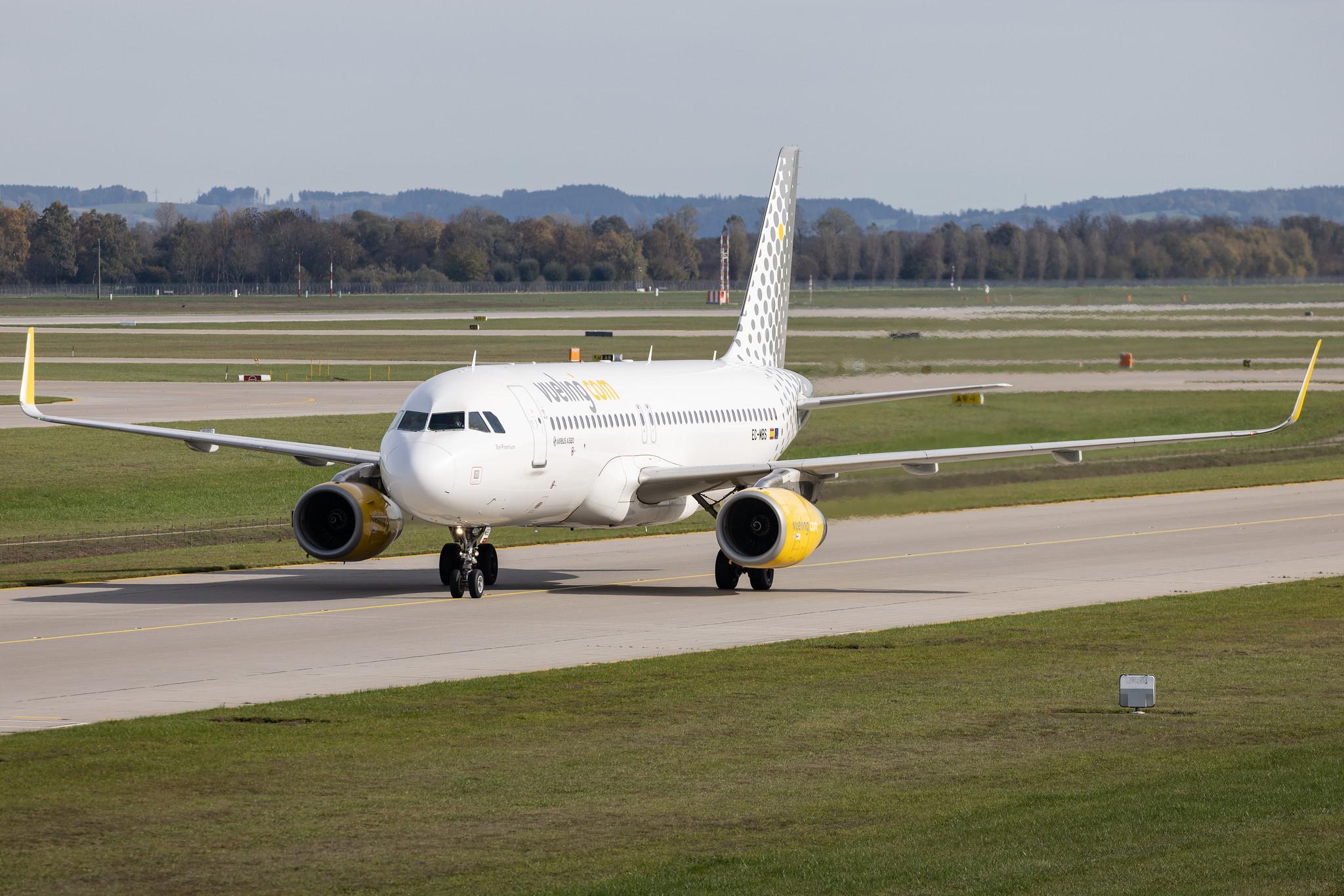 Munich Airport: Vueling (VY / VLG) | Airbus A320-232 A320 | EC-MBS | MSN 6123