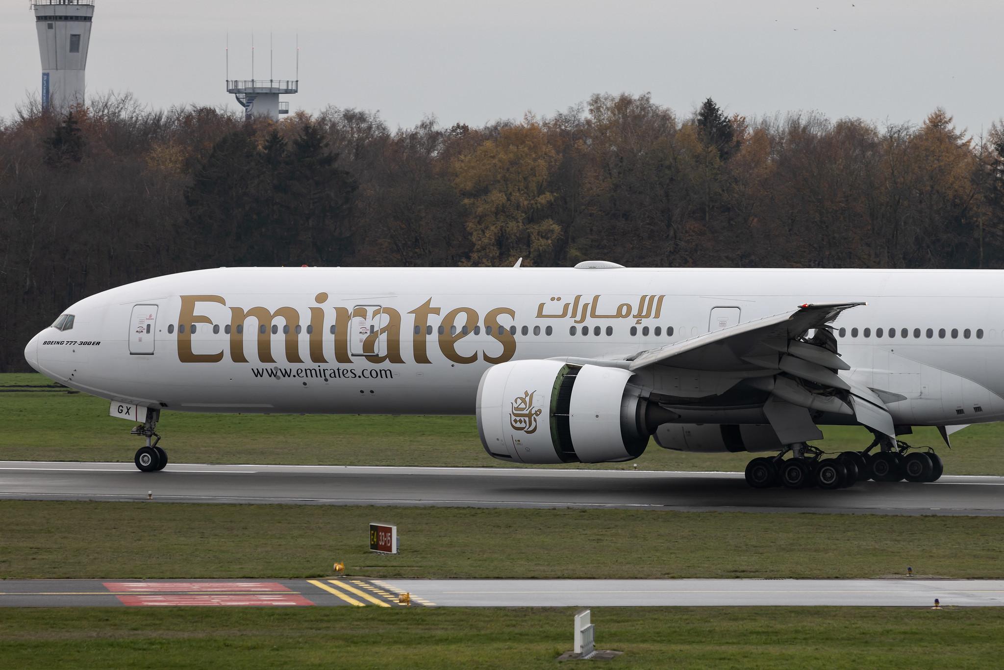 Hamburg Airport: Emirates (EK / UAE) |  Boeing 777-31H(ER) B77W | A6-EGX | MSN 35602