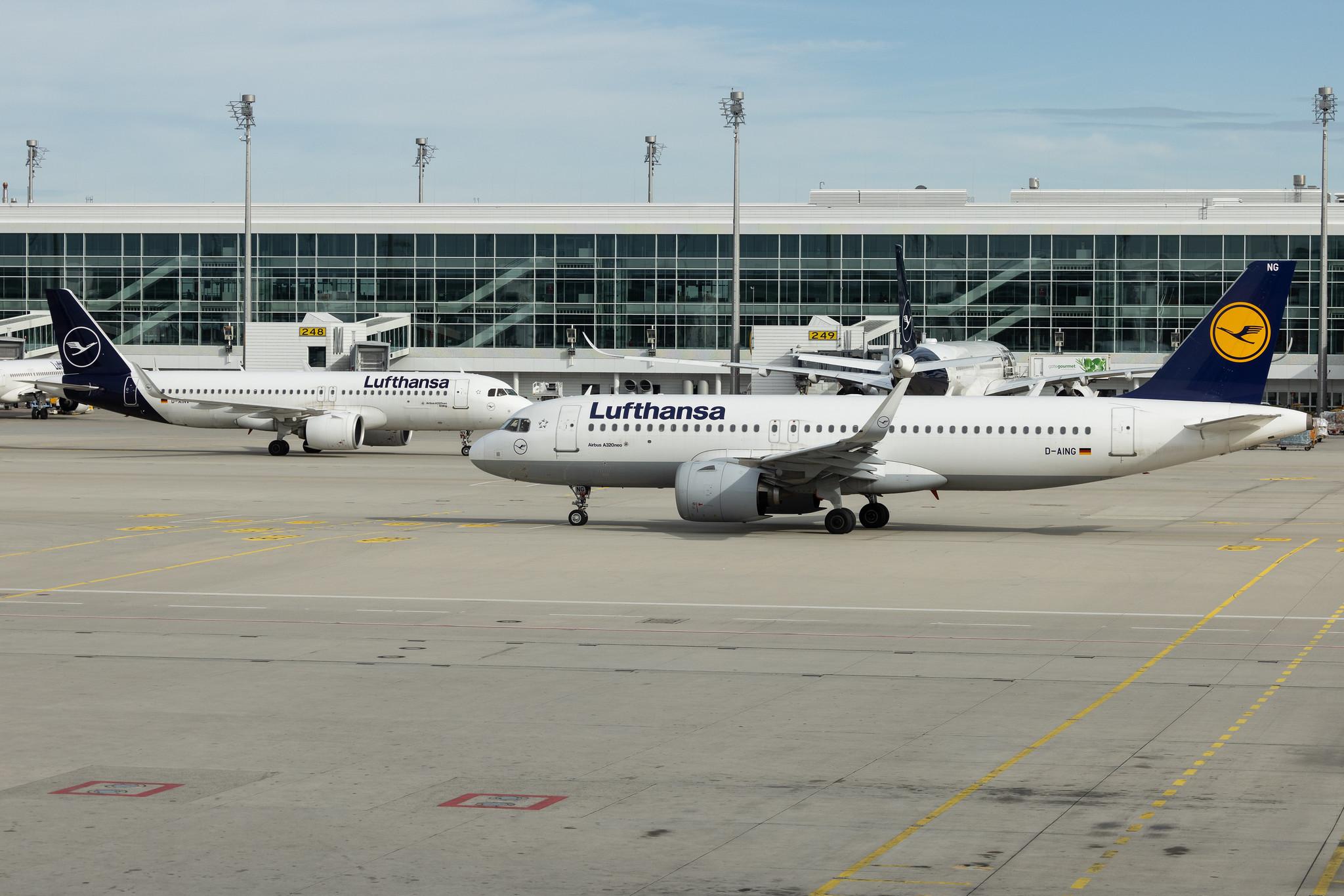 Munich Airport: Lufthansa (LH / DLH) | Airbus A320-271N A20N | D-AING | MSN 7588