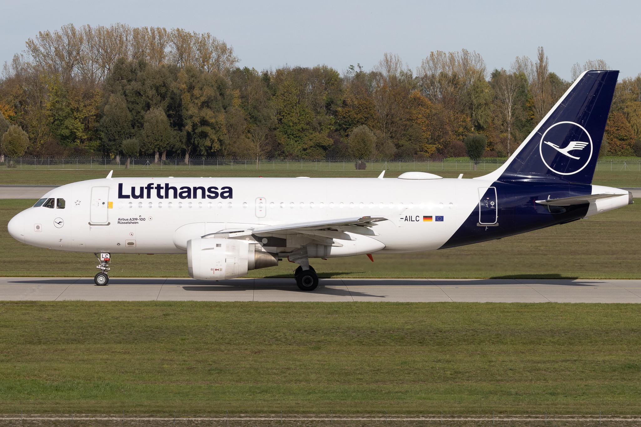 Munich Airport: Lufthansa (LH / DLH) | Airbus A319-114 A319 | D-AILC | MSN 0616