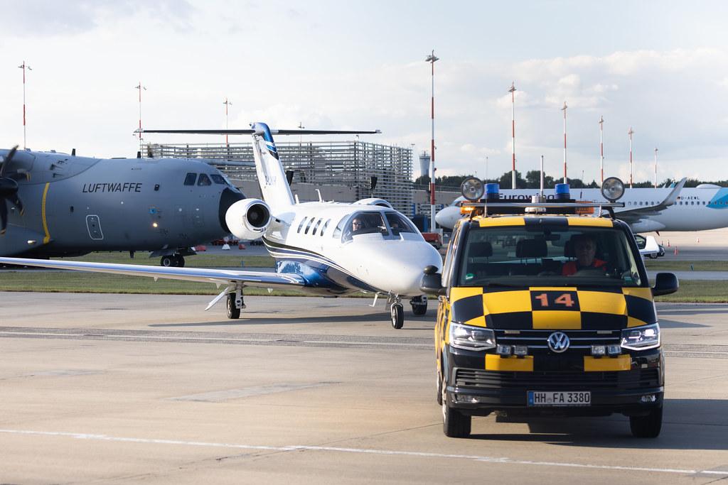 Hamburg Airport: Jetkontor (/ JKH) | Cessna 525 Citation M2 C25M | D-IJKH | MSN 525-0929