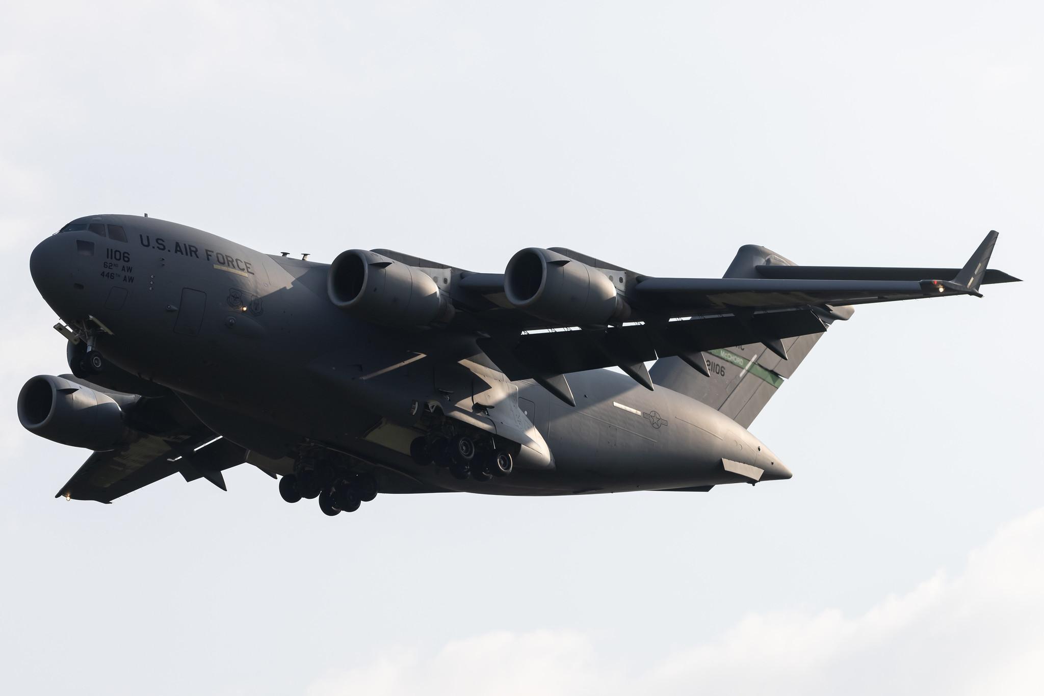Ramstein Air Base: United States Air Force (USAF) | Boeing C-17A Globemaster III C17 | 02-1106 | MSN P-106