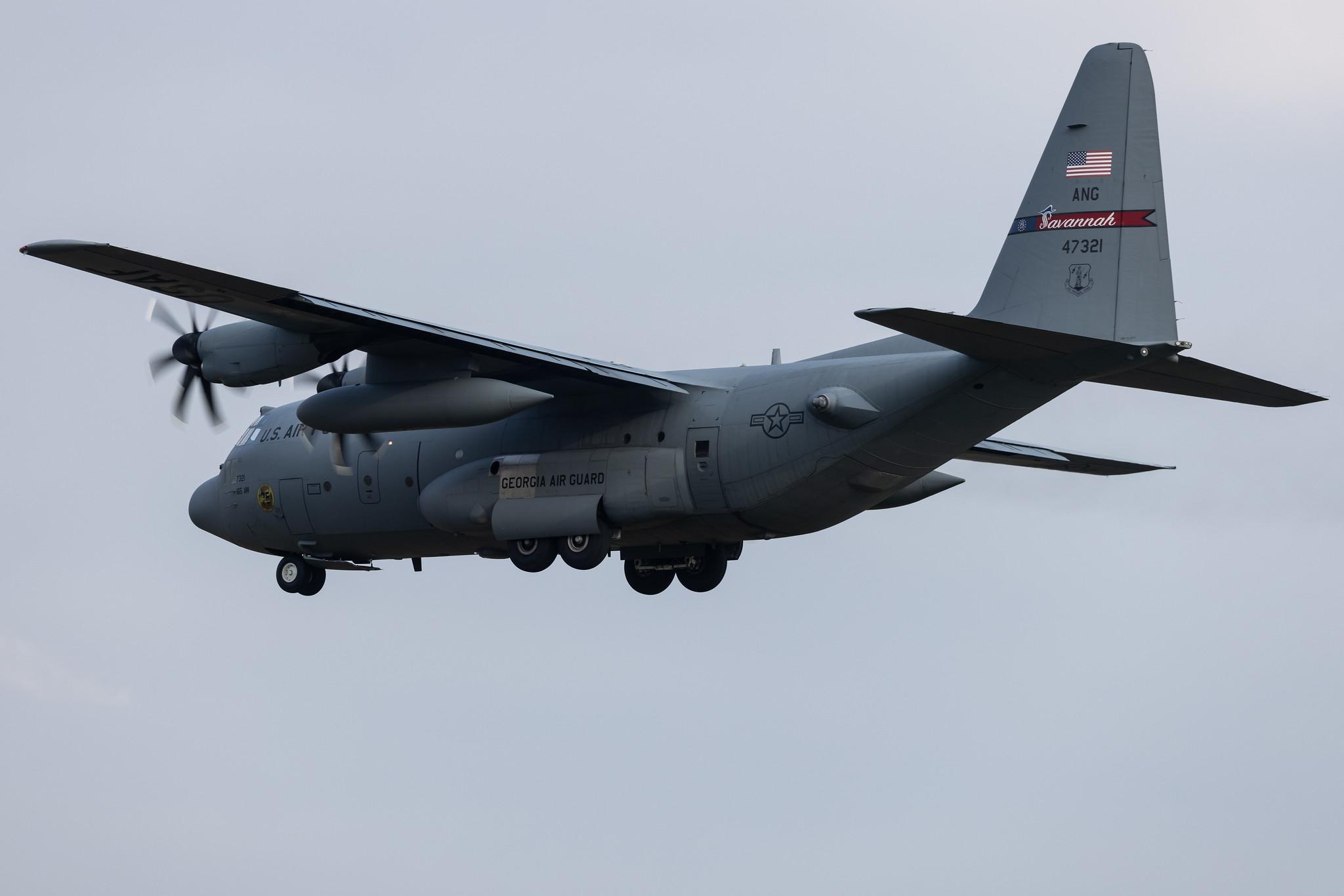 Ramstein Air Base: United States Air Force (USAF) | Lockheed C-130H Hercules (L-382) C130 | 94-7321 | MSN 382-5403
