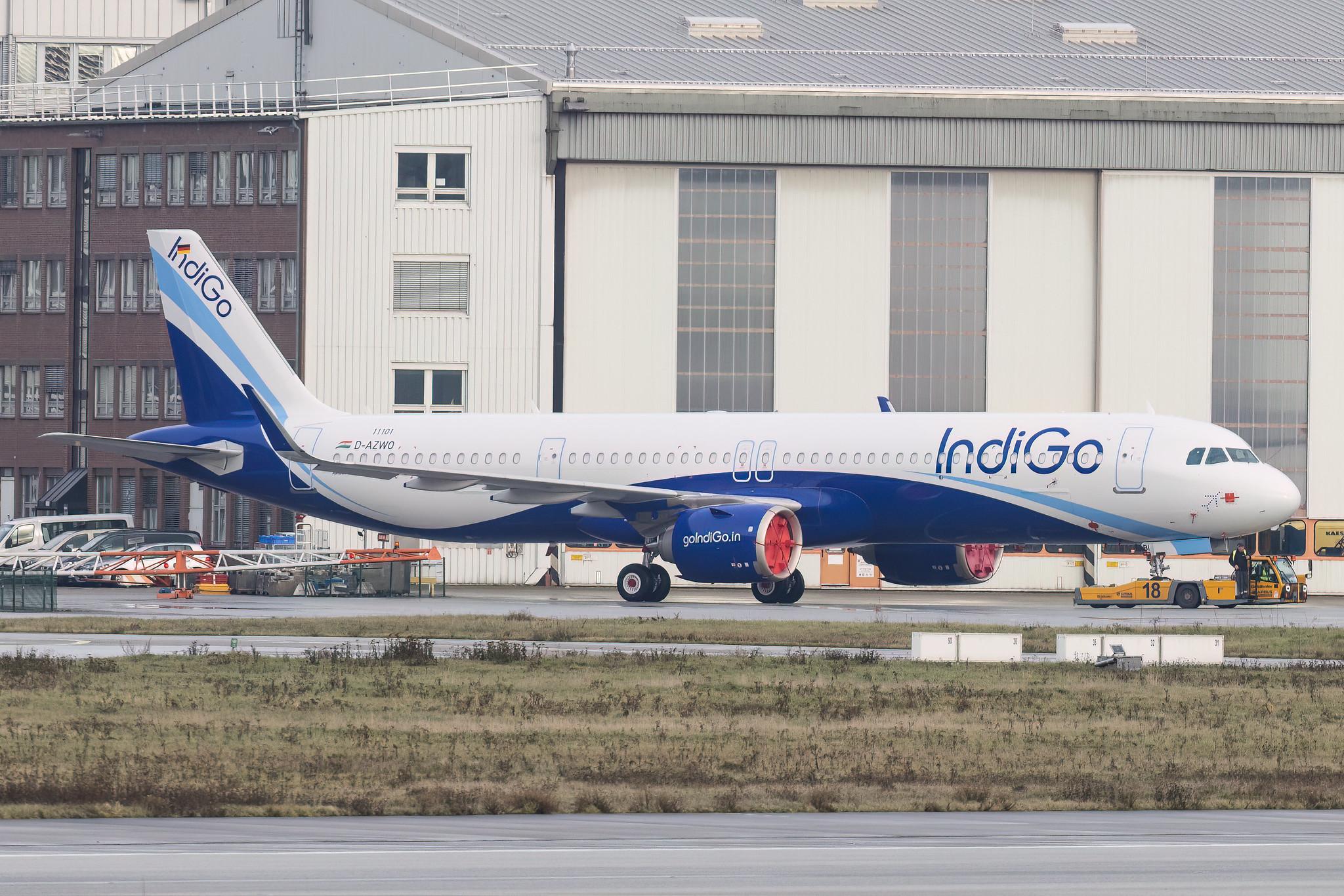 Hamburg Finkenwerder: IndiGo (6E / IGO) | Airbus A321-251NX A21N | D-AZWO | VT-IBI | MSN 11101