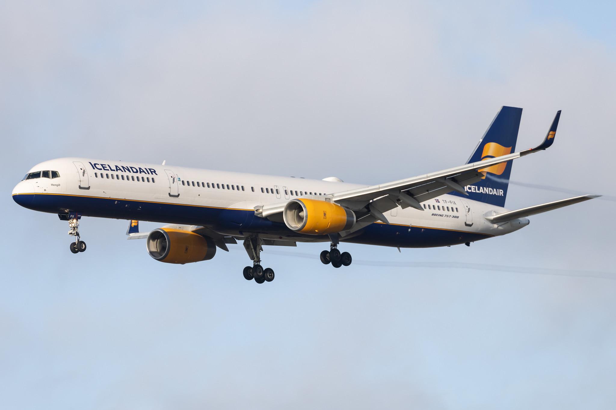 Amsterdam Schiphol: Icelandair (FI / ICE) | Boeing 757-308 B753 | TF-FIX | MSN 29434