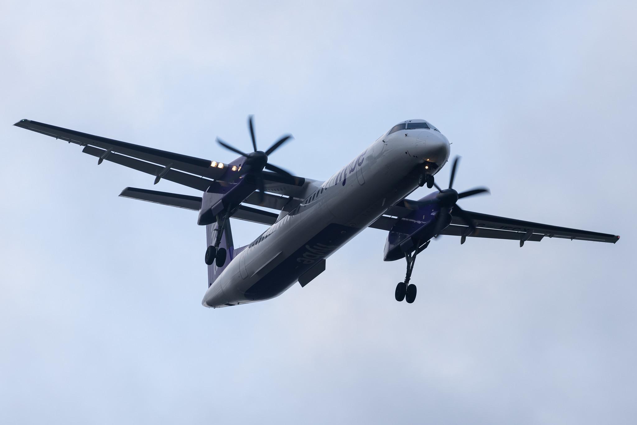 Amsterdam Schiphol: Flybe (BE / BEE) | De Havilland Canada Dash 8-400 DH8D | G-JECX | MSN 4155
