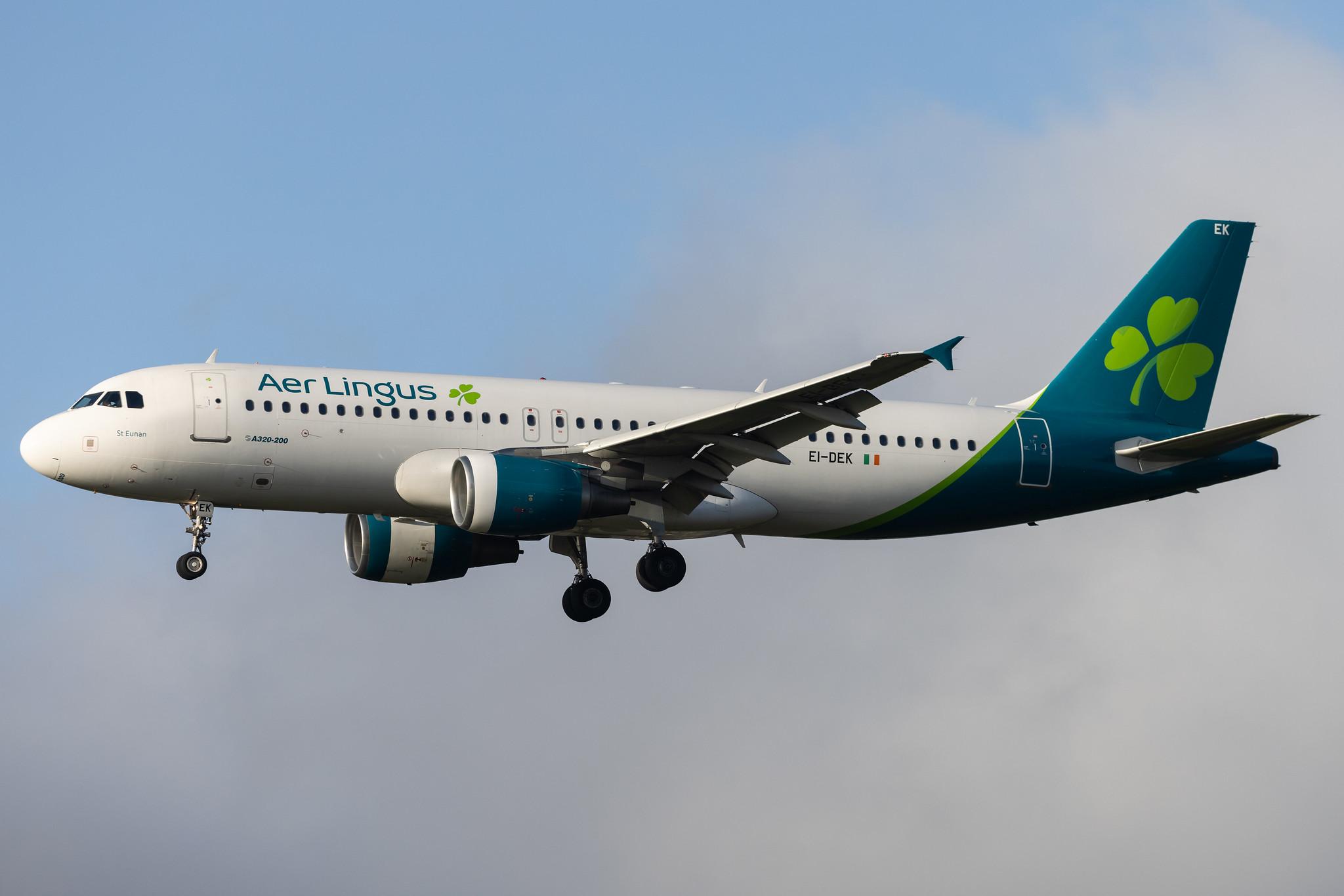 Amsterdam Schiphol: Aer Lingus (EI / EIN) | Airbus A320-214 A320 | EI-DEK | MSN 2399