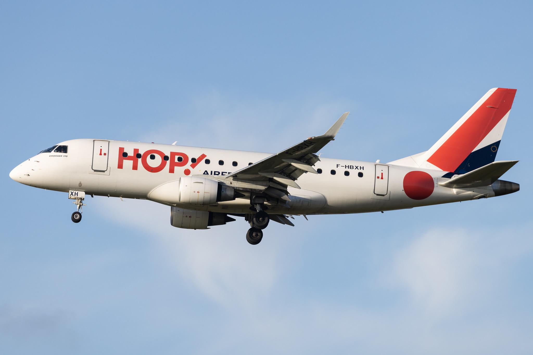 Amsterdam Schiphol: Air France (AF / AFR) | Operator: Air France Hop | Embraer E170STD E170 | F-HBXH | MSN 17000307