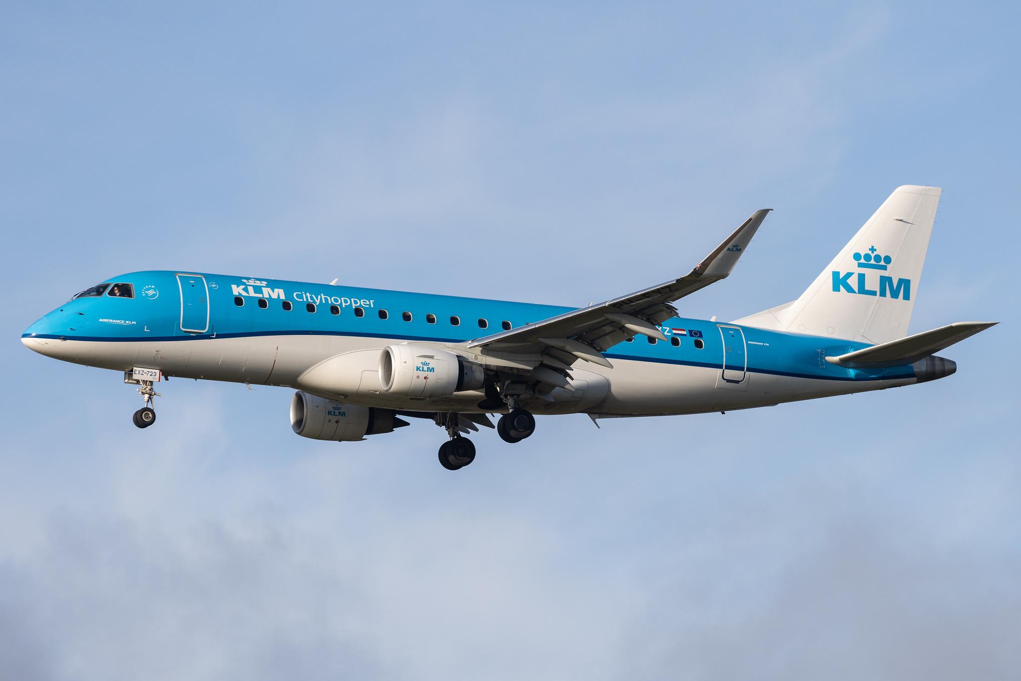 Amsterdam Schiphol: KLM (KL / KLM) | Operator: KLM Cityhopper | Embraer E175STD E75L | PH-EXZ | MSN 17000723