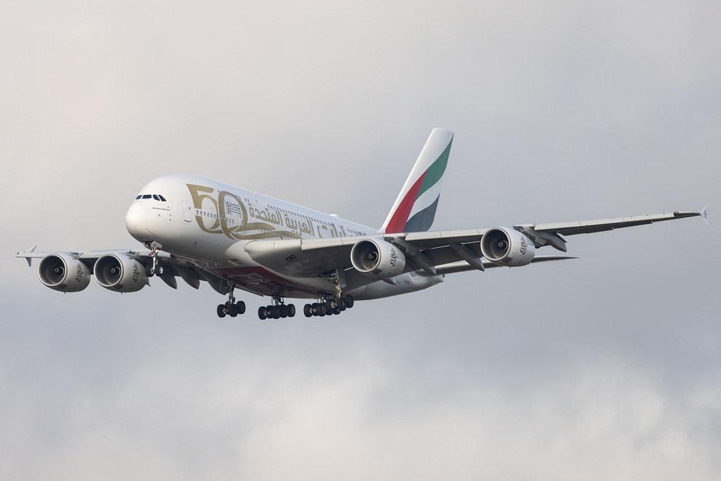 Amsterdam Schiphol: Emirates (EK / UAE) | Airbus A380-842 A388 | A6-EUU | MSN 238