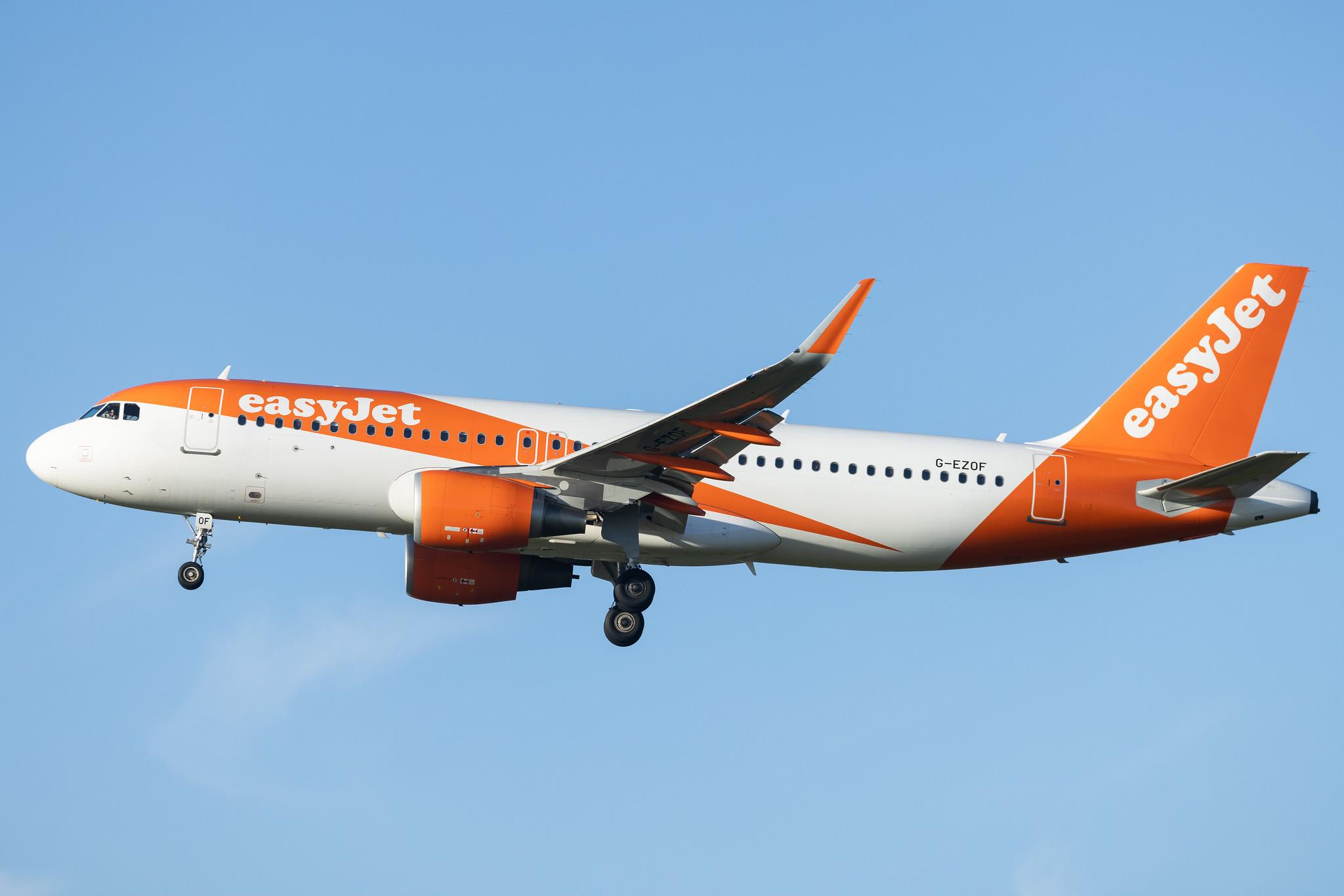 Amsterdam Schiphol: easyJet (U2 / EZY) |  Airbus A320-214 A320 | G-EZOF | MSN 6525