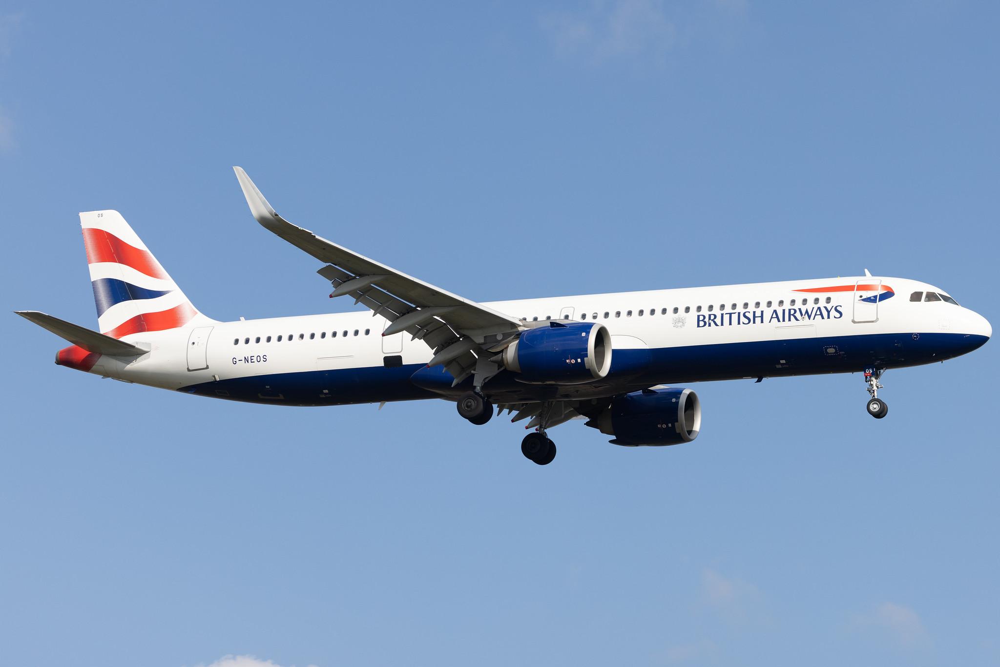 London Heathrow: British Airways (BA / BAW) | Airbus A321-251NX A21N | G-NEOS | MSN 8637