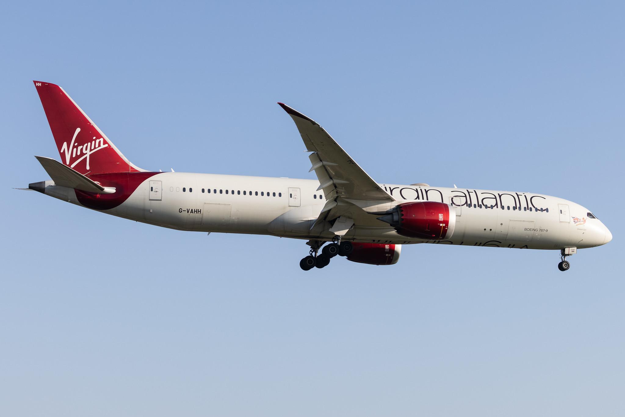 London Heathrow: Virgin Atlantic (VS / VIR) |  Boeing 787-9 Dreamliner B789 | G-VAHH | MSN 37967