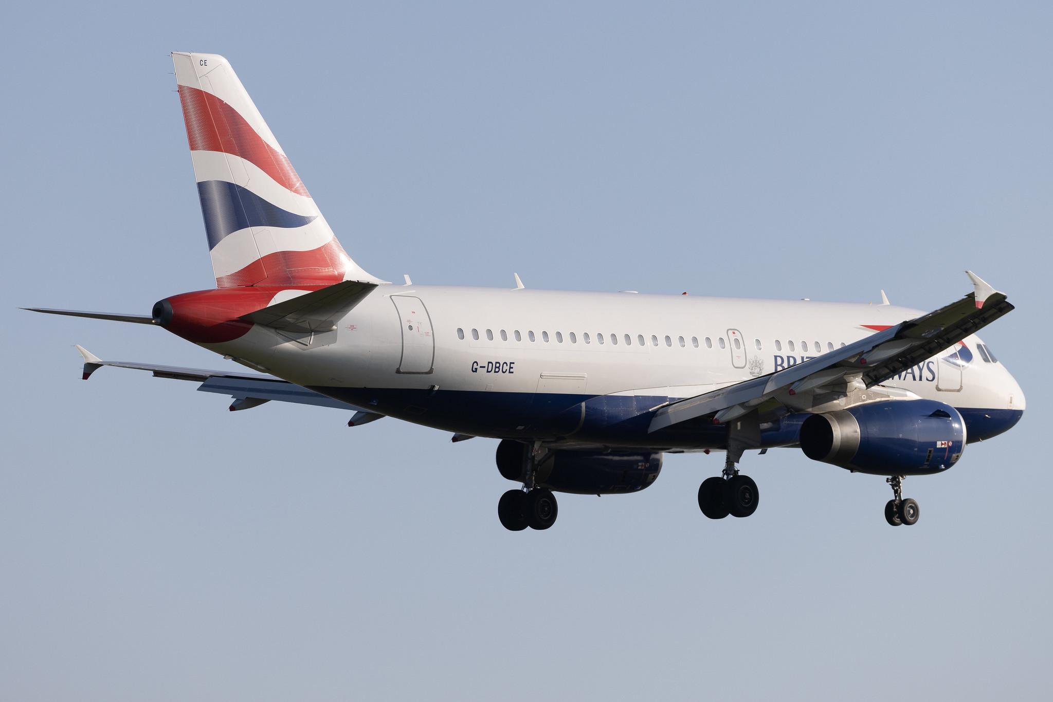 London Heathrow: British Airways (BA / BAW) |  Airbus A319-131 A319 | G-DBCE | MSN 2429