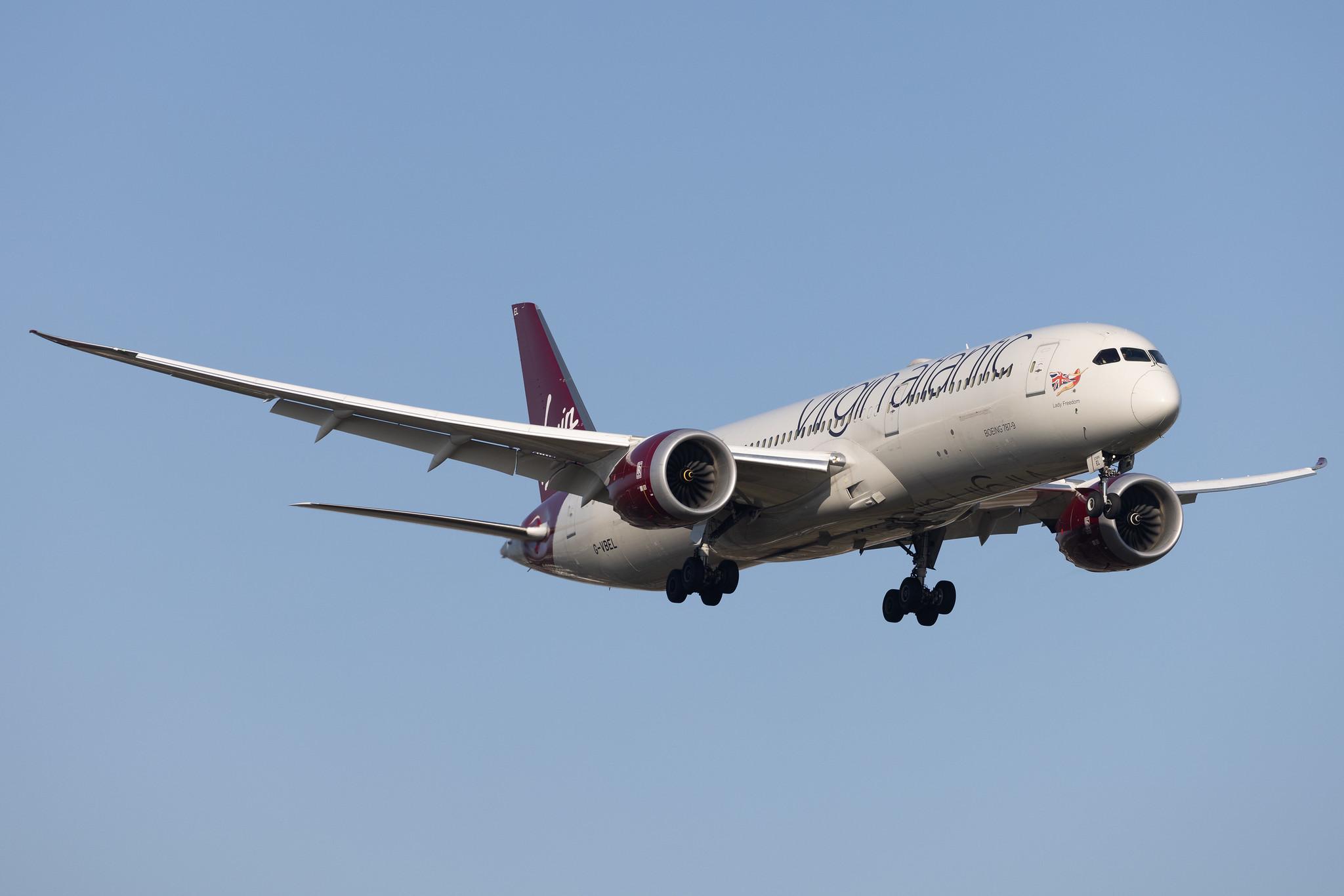 London Heathrow: Virgin Atlantic (VS / VIR) |  Boeing 787-9 Dreamliner B789 | G-VBEL | MSN 37980
