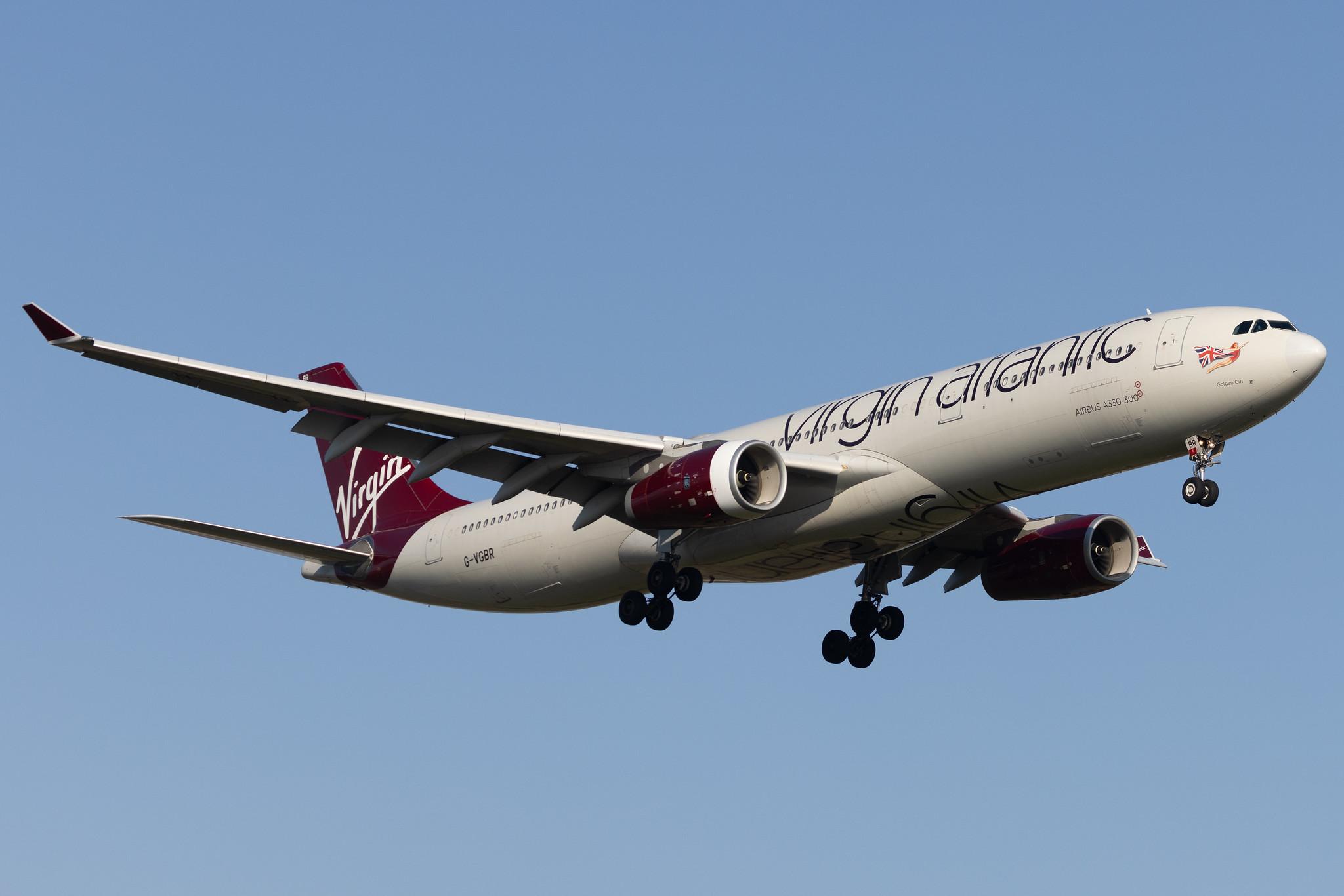 London Heathrow: Virgin Atlantic (VS / VIR) |  Airbus A330-343 A333 | G-VGBR | MSN 1329