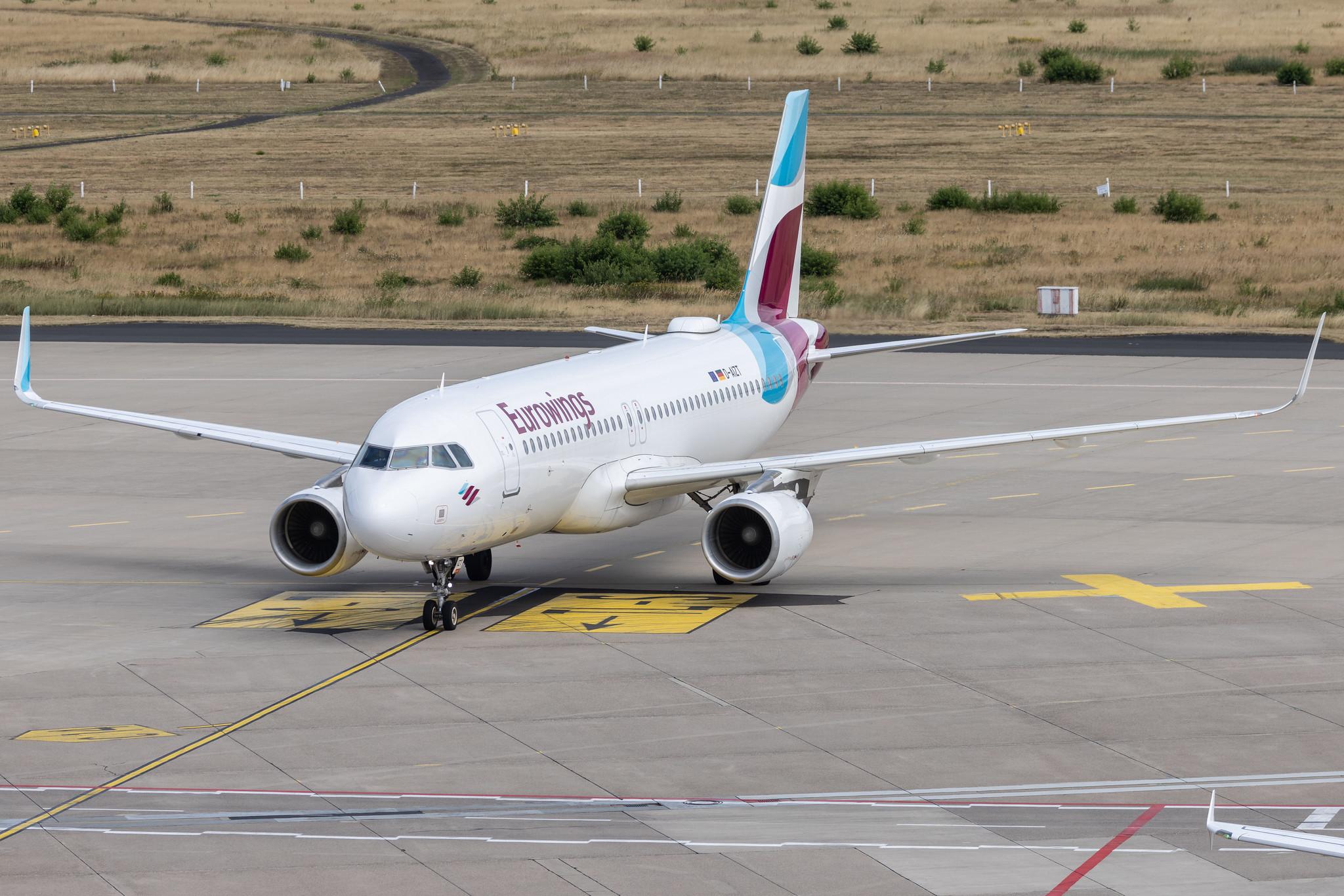 Köln Bonn Airport: Eurowings (EW / EWG) | Airbus A320-214 A320 | D-AIZT | MSN 5601