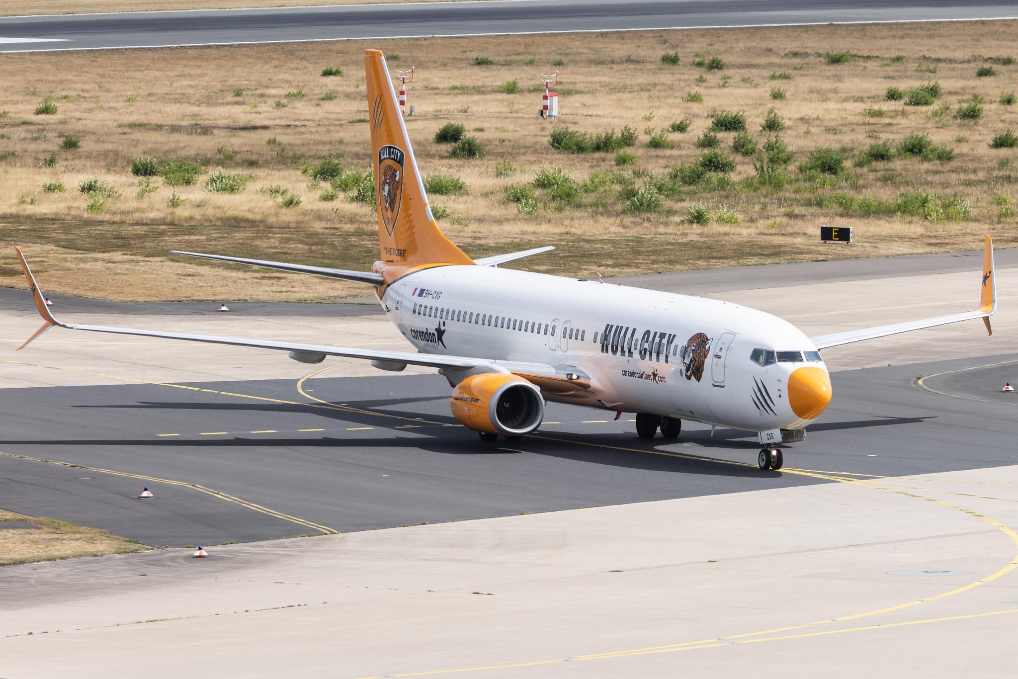Köln Bonn Airport: Corendon Airlines (XC / CAI) |  Livery: Hull City Livery | Operator: Corendon Airlines Europe |  Boeing 737-8K5(WL) B738 | 9H-CXG | MSN 37254