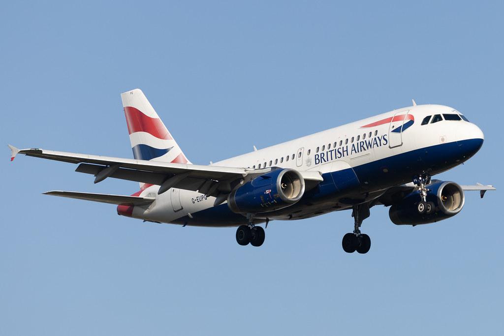 London Heathrow: British Airways (BA / BAW) |  Airbus A319-131 A319 | G-EUPG | MSN 1222