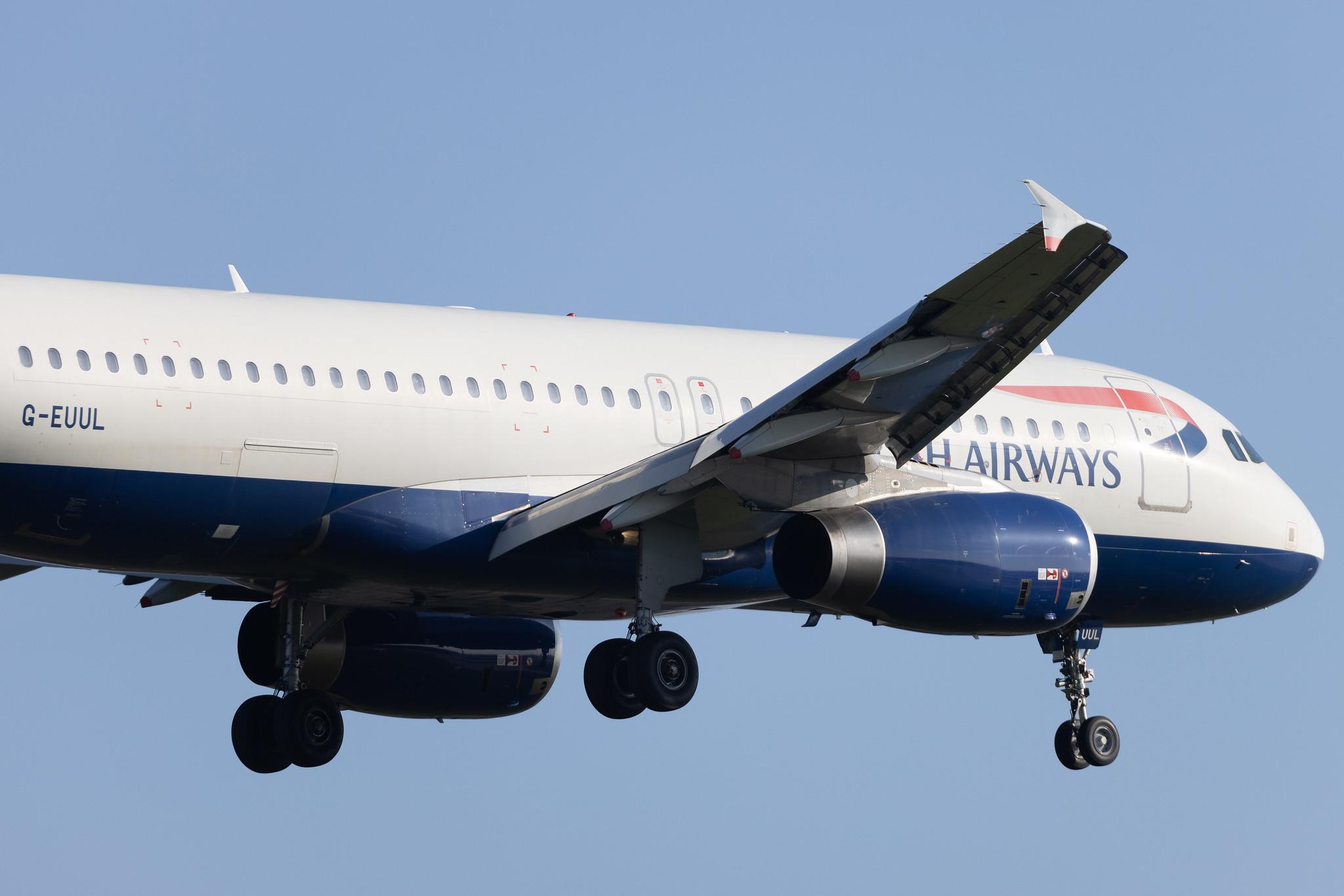 London Heathrow: British Airways (BA / BAW) |  Airbus A320-232 A320 | G-EUUL | MSN 1708