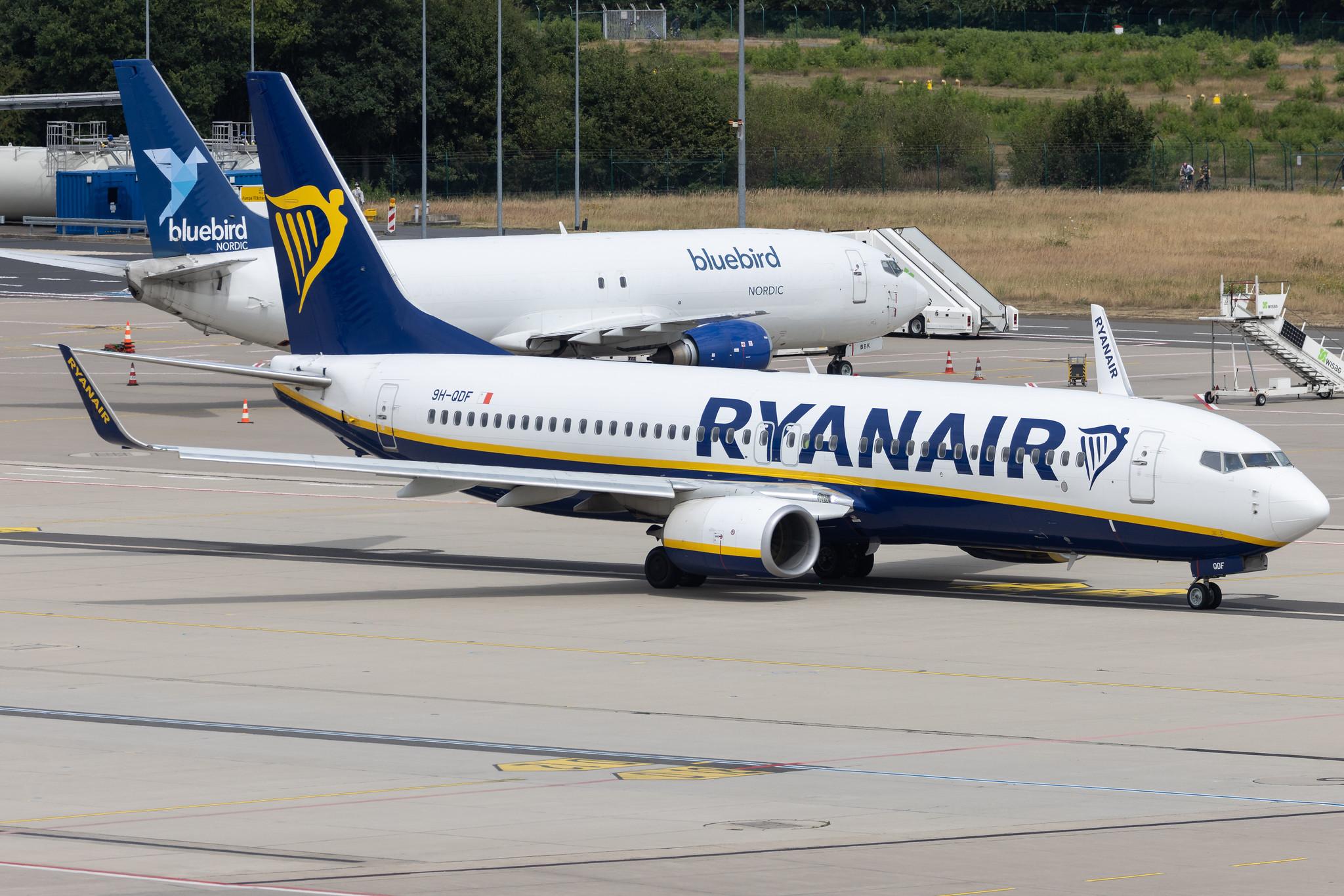 Köln Bonn Airport: Ryanair (FR / RYR) | Operator: Malta Air | Boeing 737-8AS B738 | 9H-QDF | MSN 44755