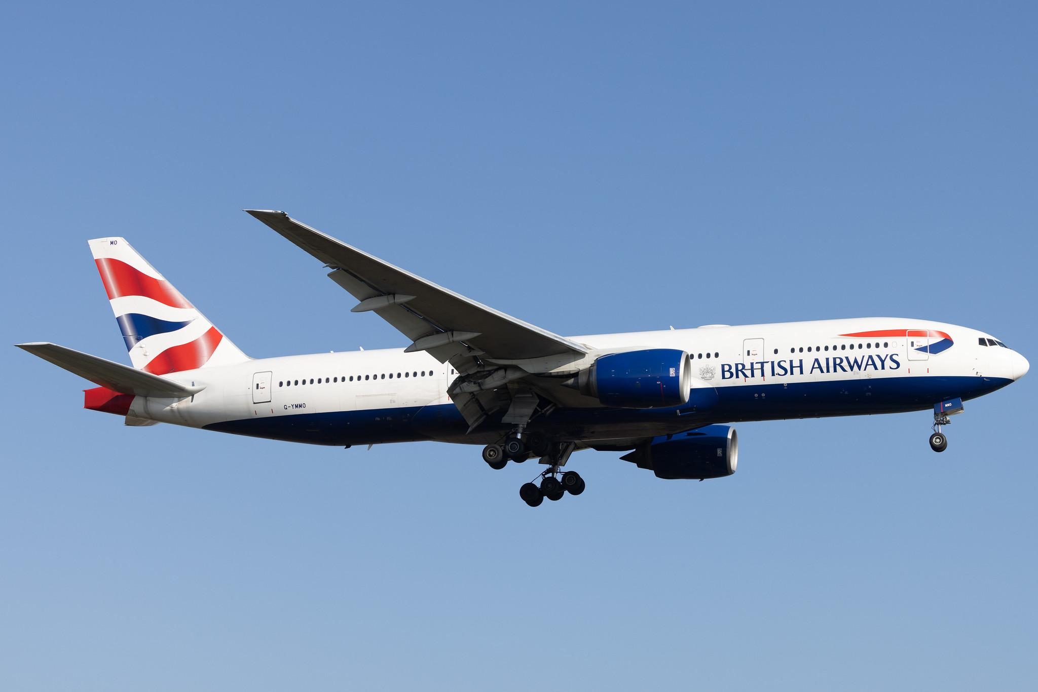 London Heathrow: British Airways (BA / BAW) |  Boeing 777-236(ER) B772 | G-YMMO | MSN 30317