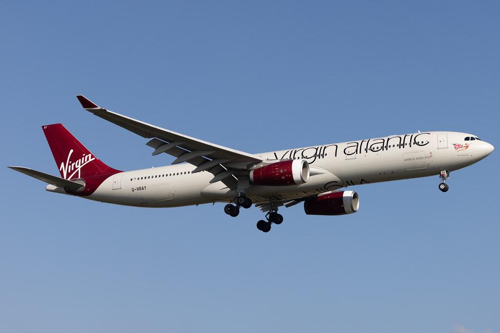 London Heathrow: Virgin Atlantic (VS / VIR) |  Airbus A330-343 A333 | G-VRAY | MSN 1296