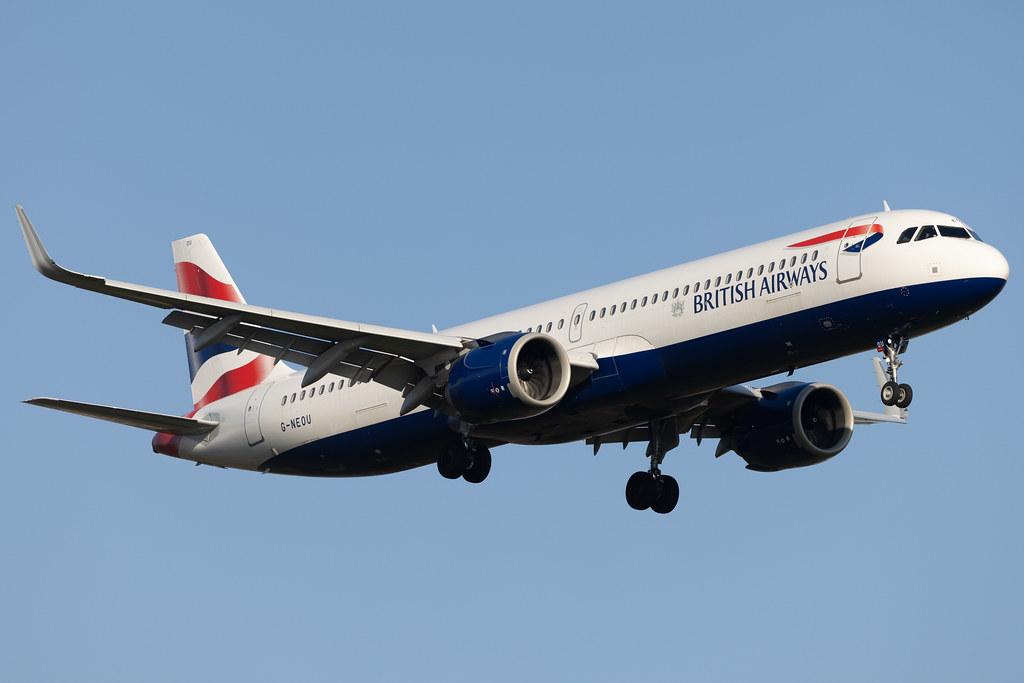 London Heathrow: British Airways (BA / BAW) |  Airbus A321-251NX A21N | G-NEOU | MSN 8804