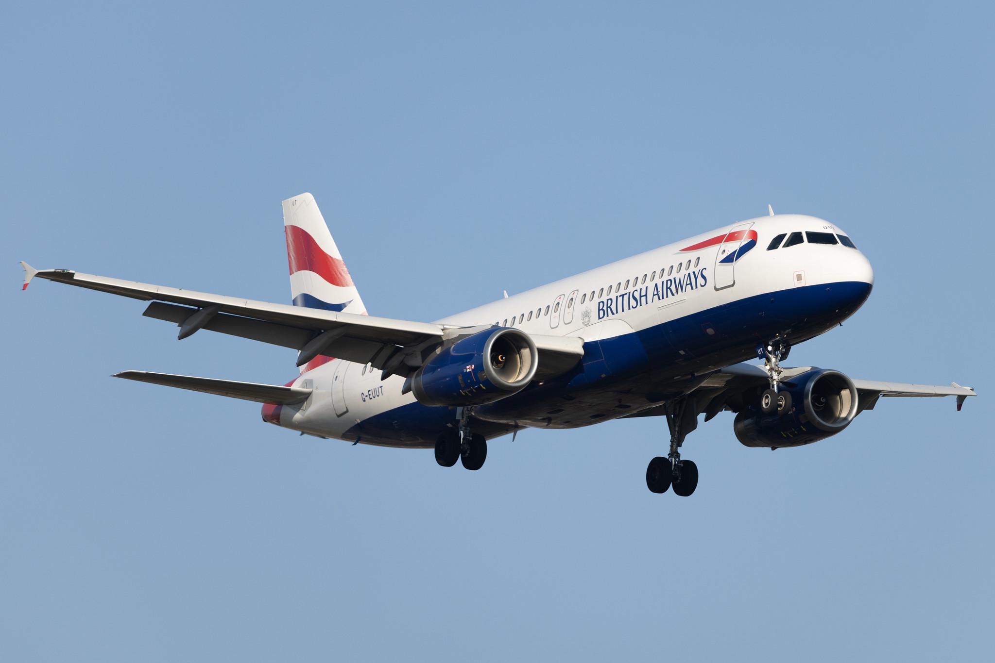 London Heathrow: British Airways (BA / BAW) |  Airbus A320-232 A320 | G-EUUT | MSN 3314