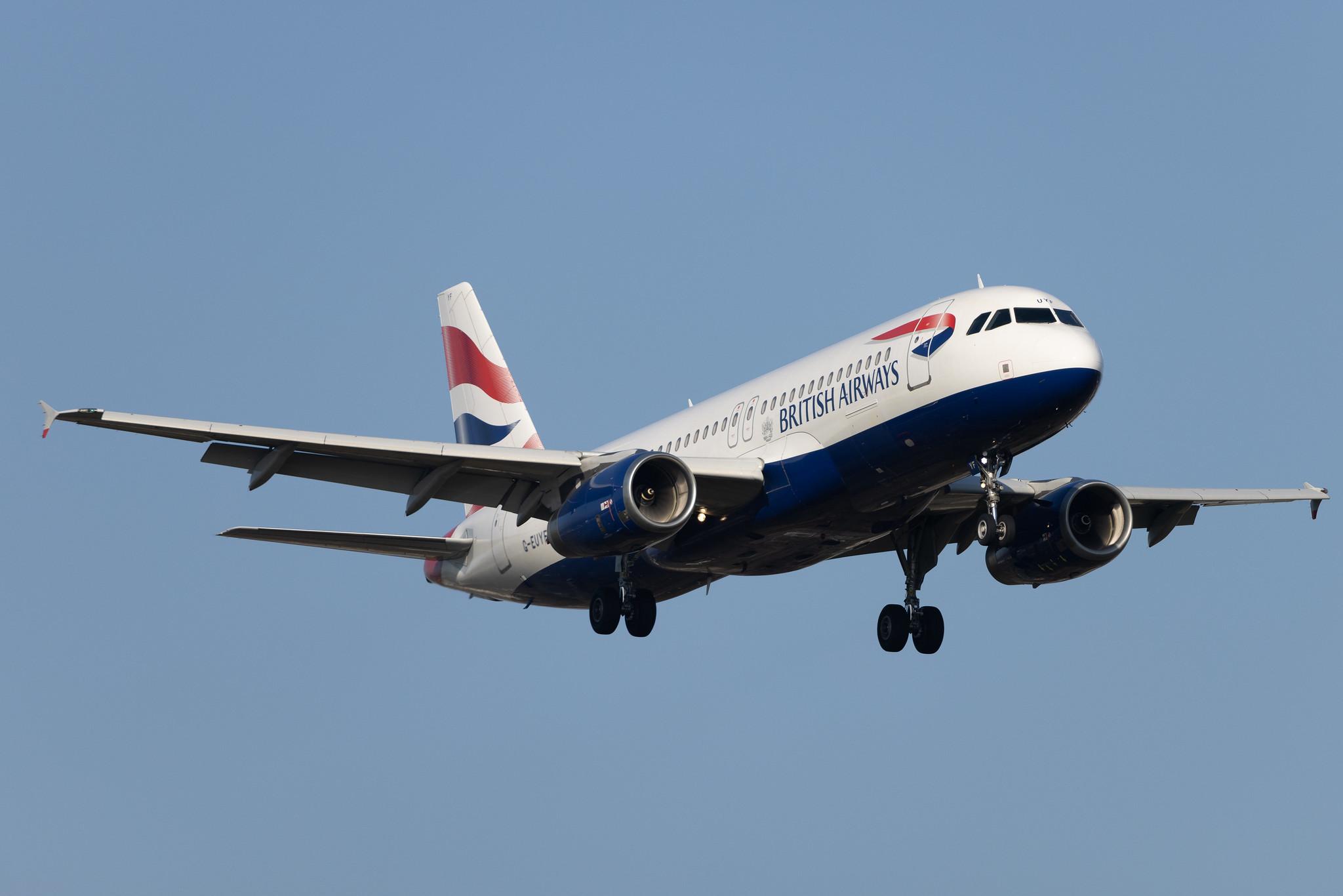 London Heathrow: British Airways (BA / BAW) |  Airbus A320-232 A320 | G-EUYF | MSN 4185