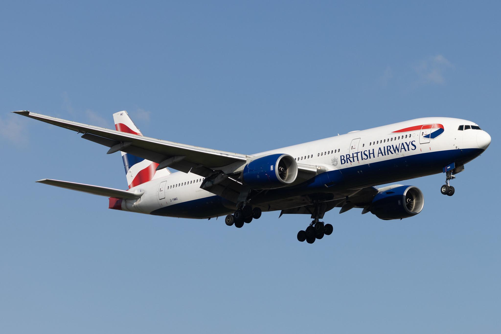 London Heathrow: British Airways (BA / BAW) |  Boeing 777-236(ER) B772 | G-YMMO | MSN 30317