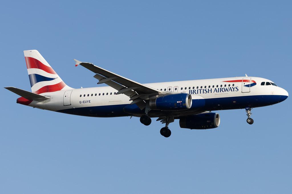 London Heathrow: British Airways (BA / BAW) |  Airbus A320-232 A320 | G-EUYE | MSN 3912