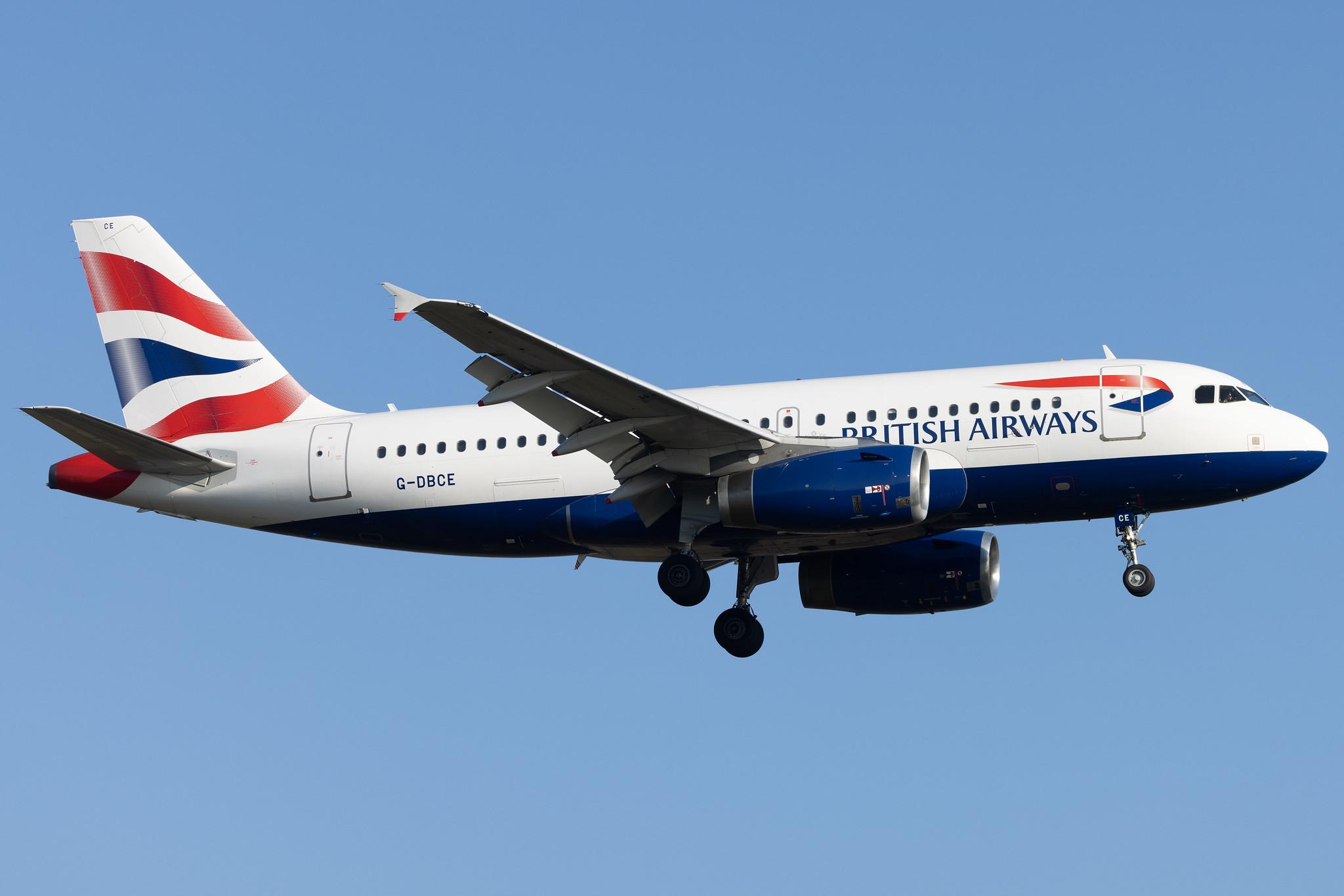 London Heathrow: British Airways (BA / BAW) |  Airbus A319-131 A319 | G-DBCE | MSN 2429