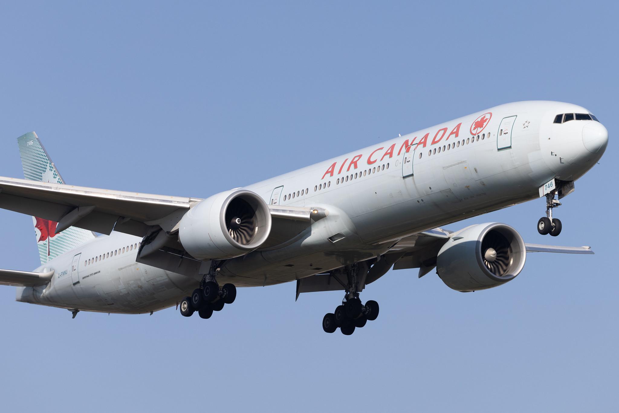 London Heathrow: Air Canada (AC / ACA) |  Boeing 777-333(ER) B77W | C-FNNU | MSN 43249