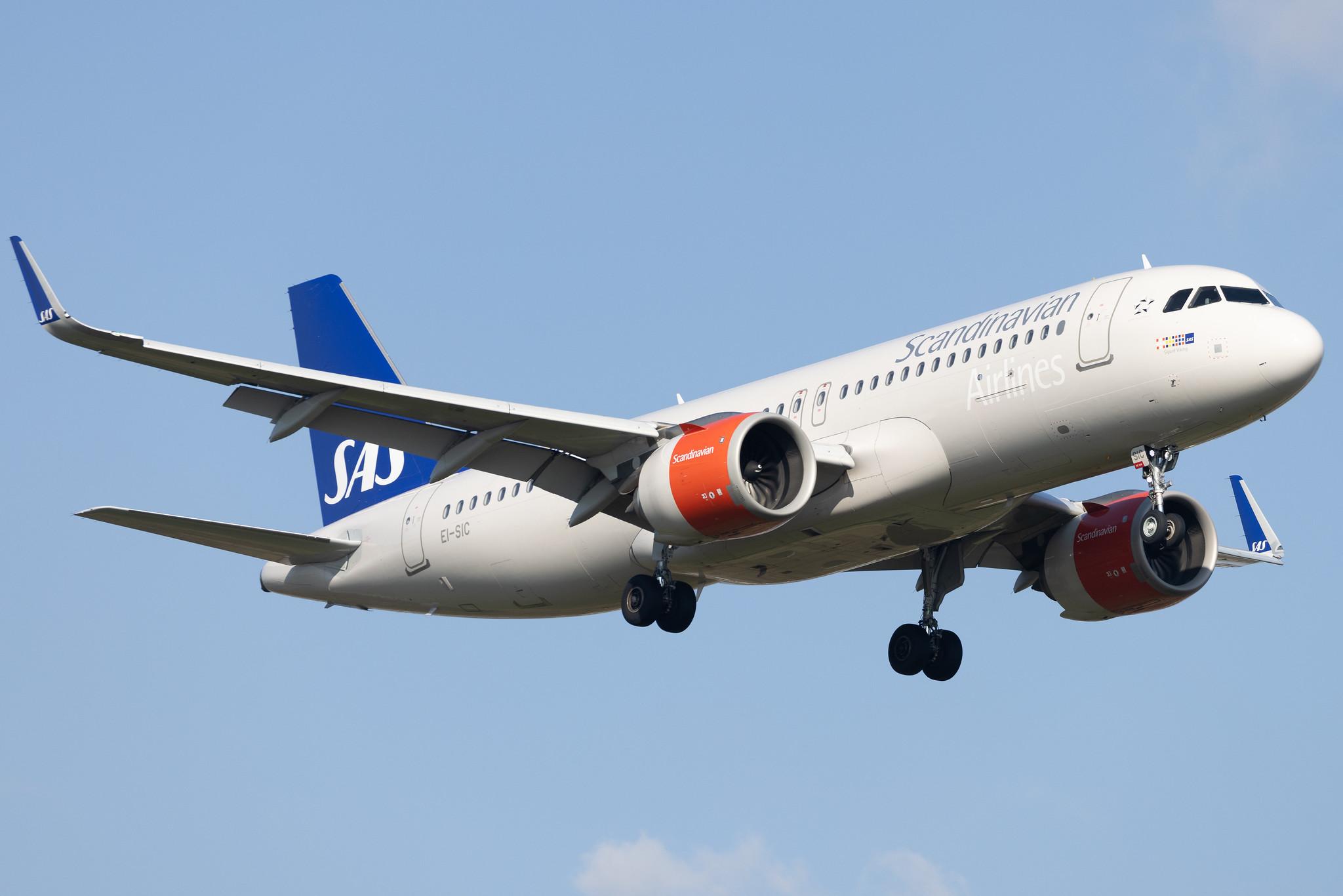 London Heathrow: SAS (SK / SAS) | Operator: SAS Connect |   A20N | EI-SIC | MSN 7979