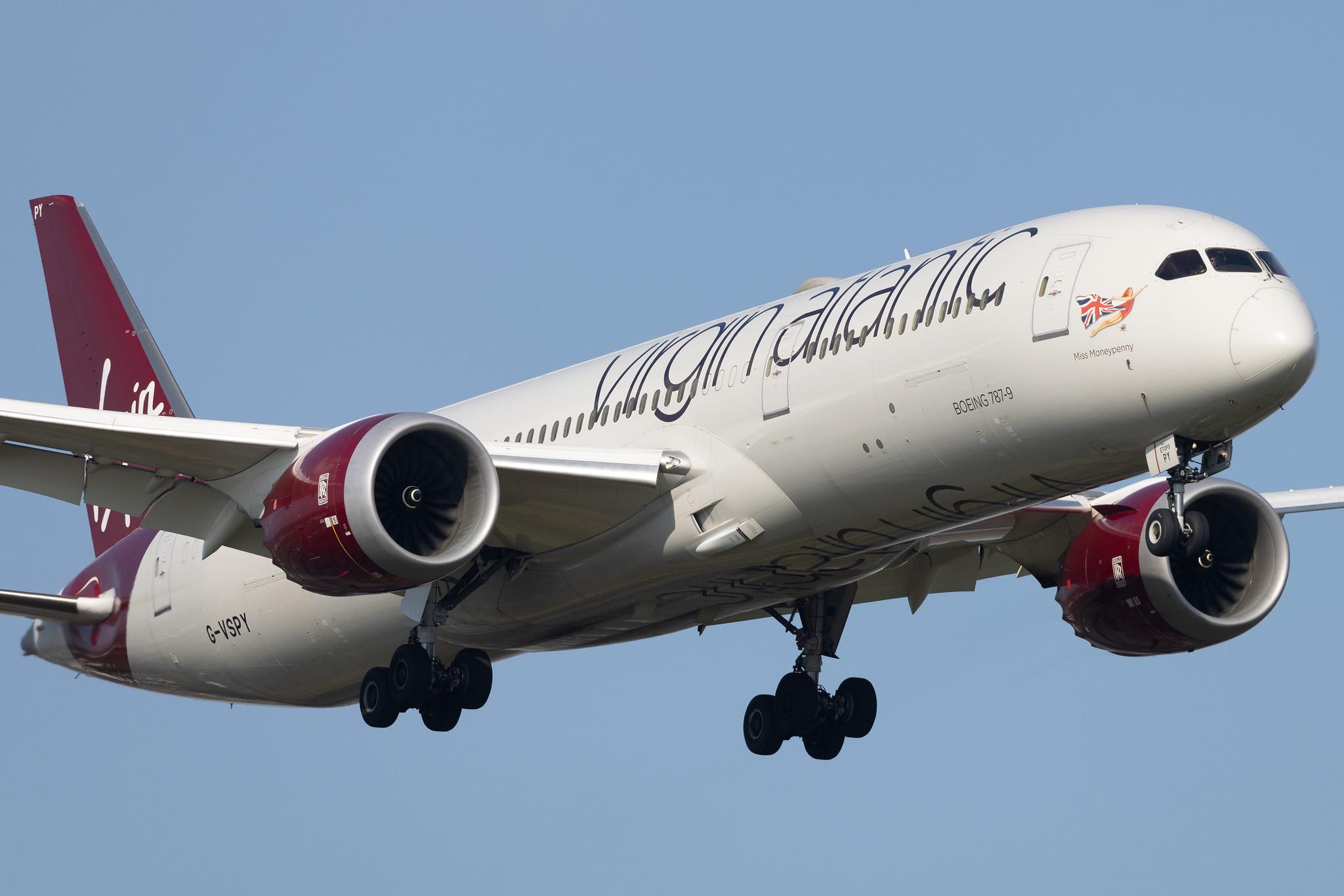 London Heathrow: Virgin Atlantic (VS / VIR) | Boeing 787-9 Dreamliner B789 | G-VSPY | MSN 37973